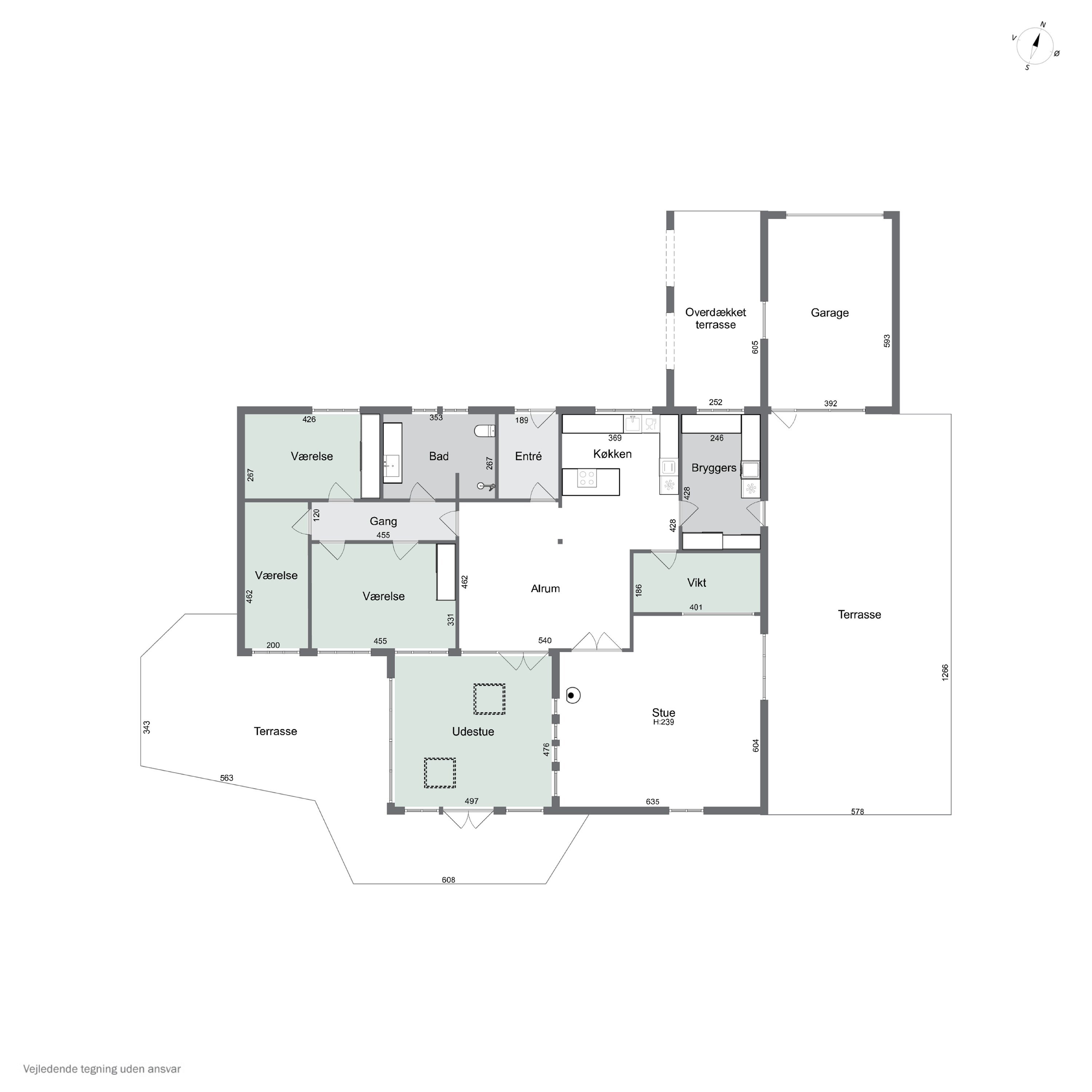 Plantegninger billede af Akacieparken 44, 7430 Ikast