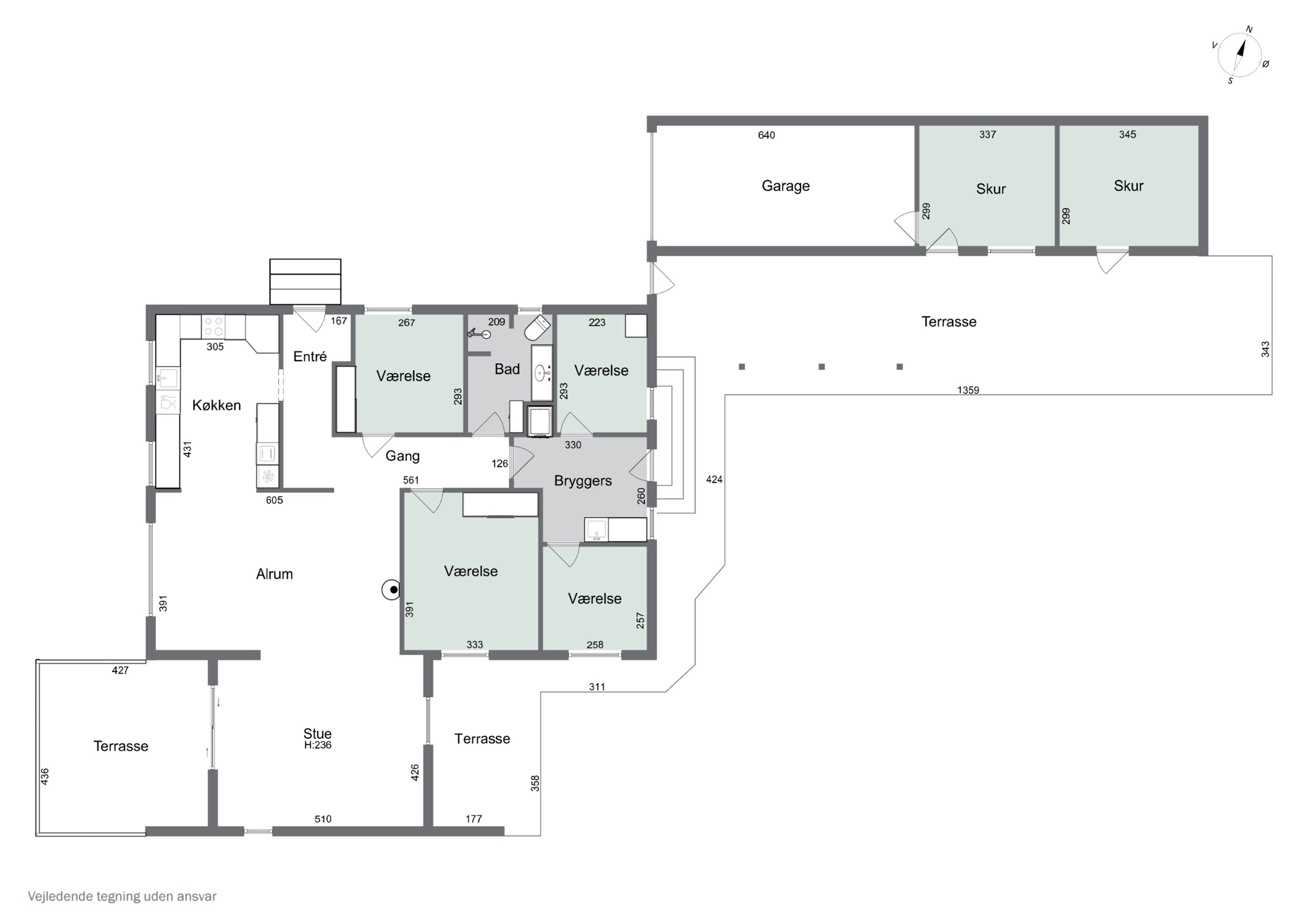 Plantegninger billede af Klochsvej 22, 7441 Bording