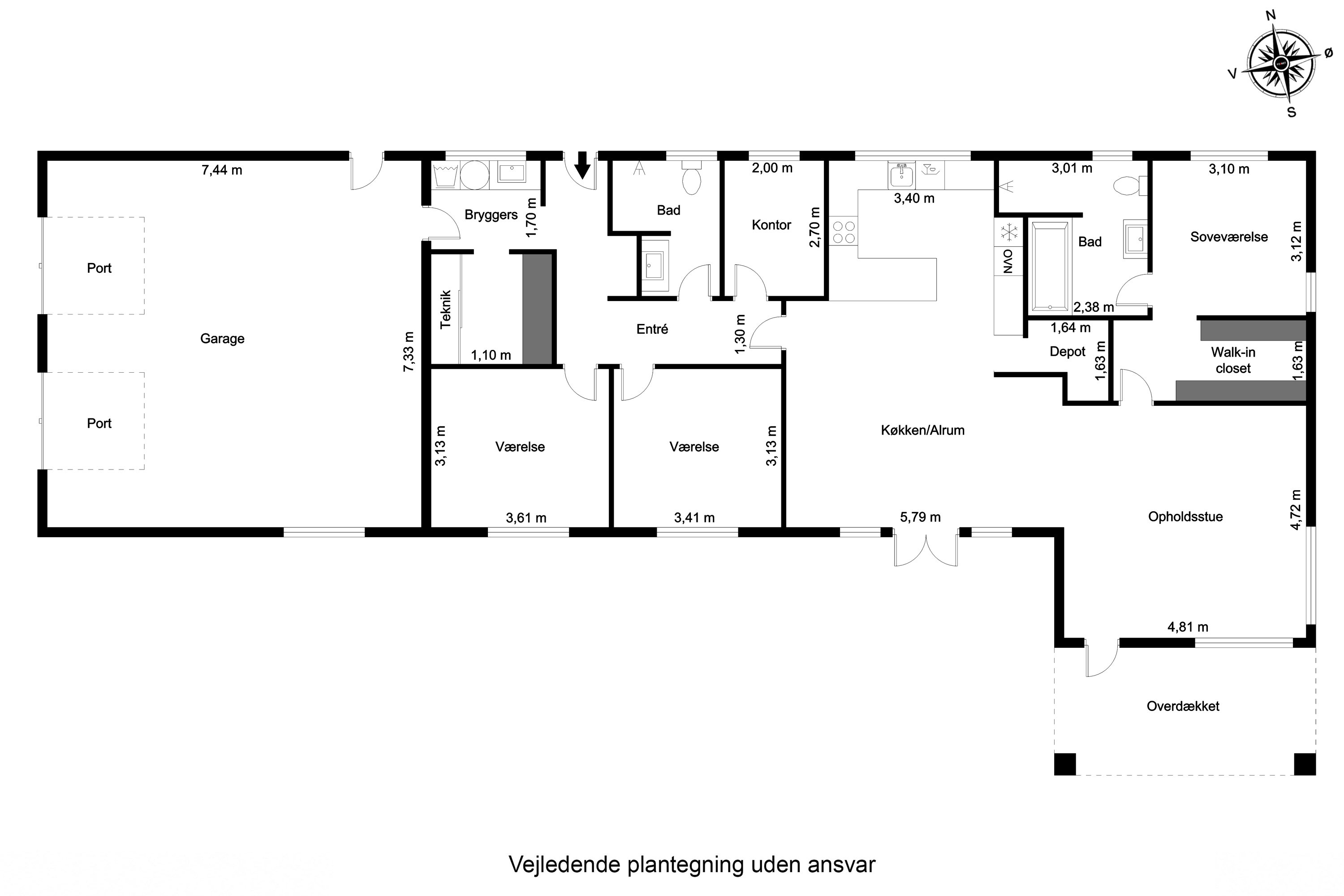 Plantegninger billede af Kirkebyvænget 34, 5592 Ejby