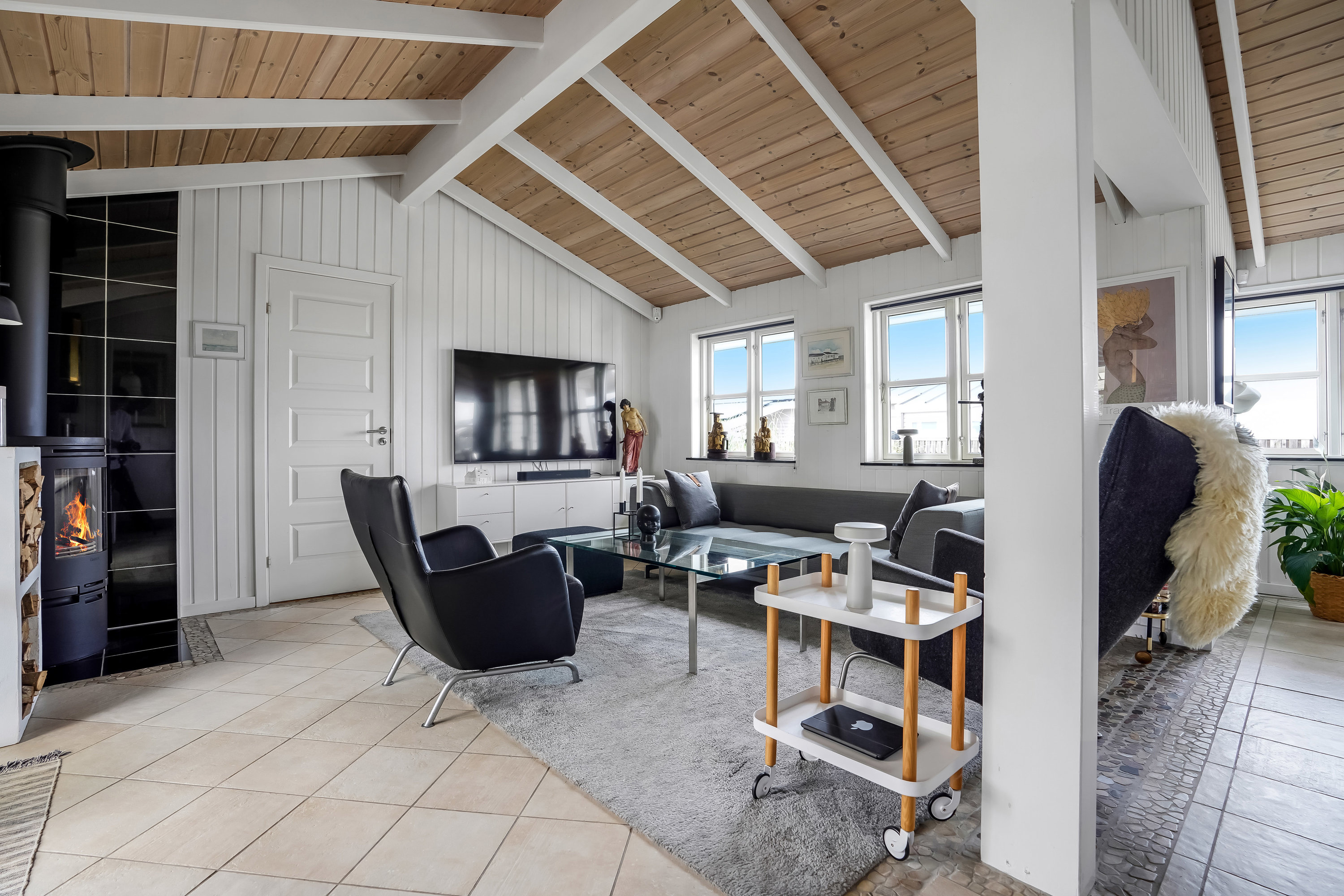 Fremhævet stue billede i fuldskærmstilstand. Billede af Østre Strandvej 93, Hasmark Strand, 5450 Otterup