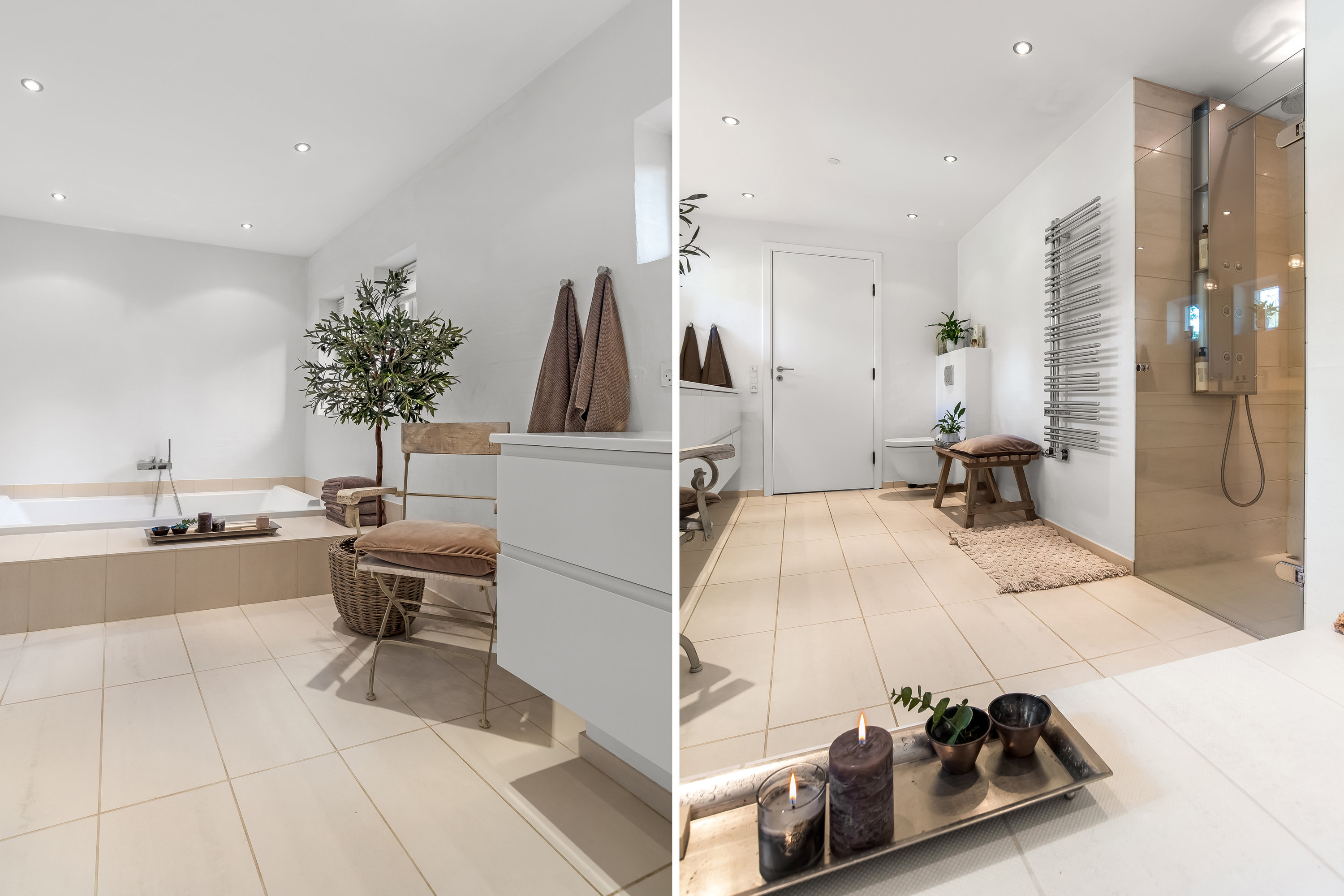 Fremhævet badeværelse billede i fuldskærmstilstand. Billede af Lilleåvej 5, Råsted, 7500 Holstebro