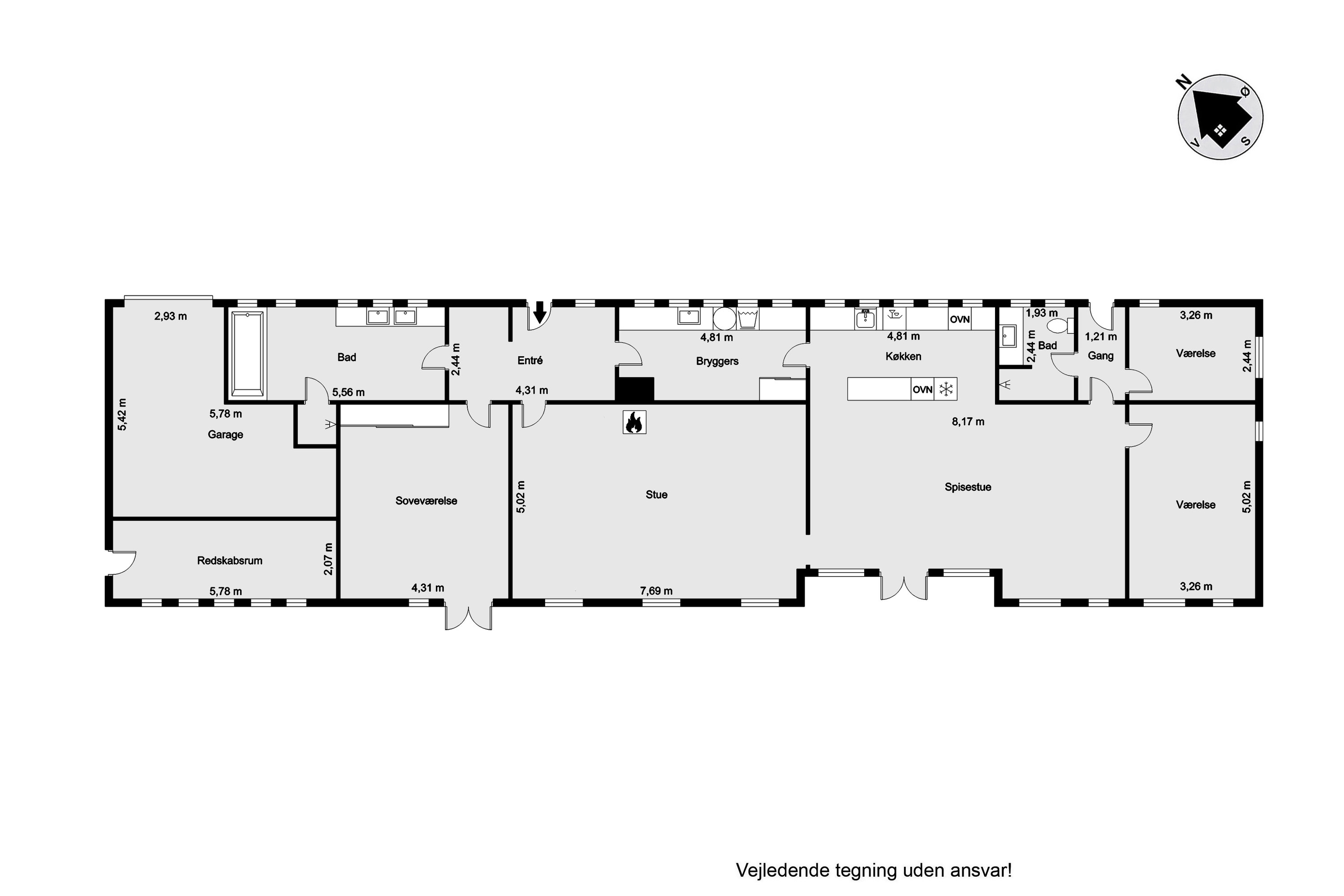 Plantegninger billede af Lilleåvej 5, Råsted, 7500 Holstebro