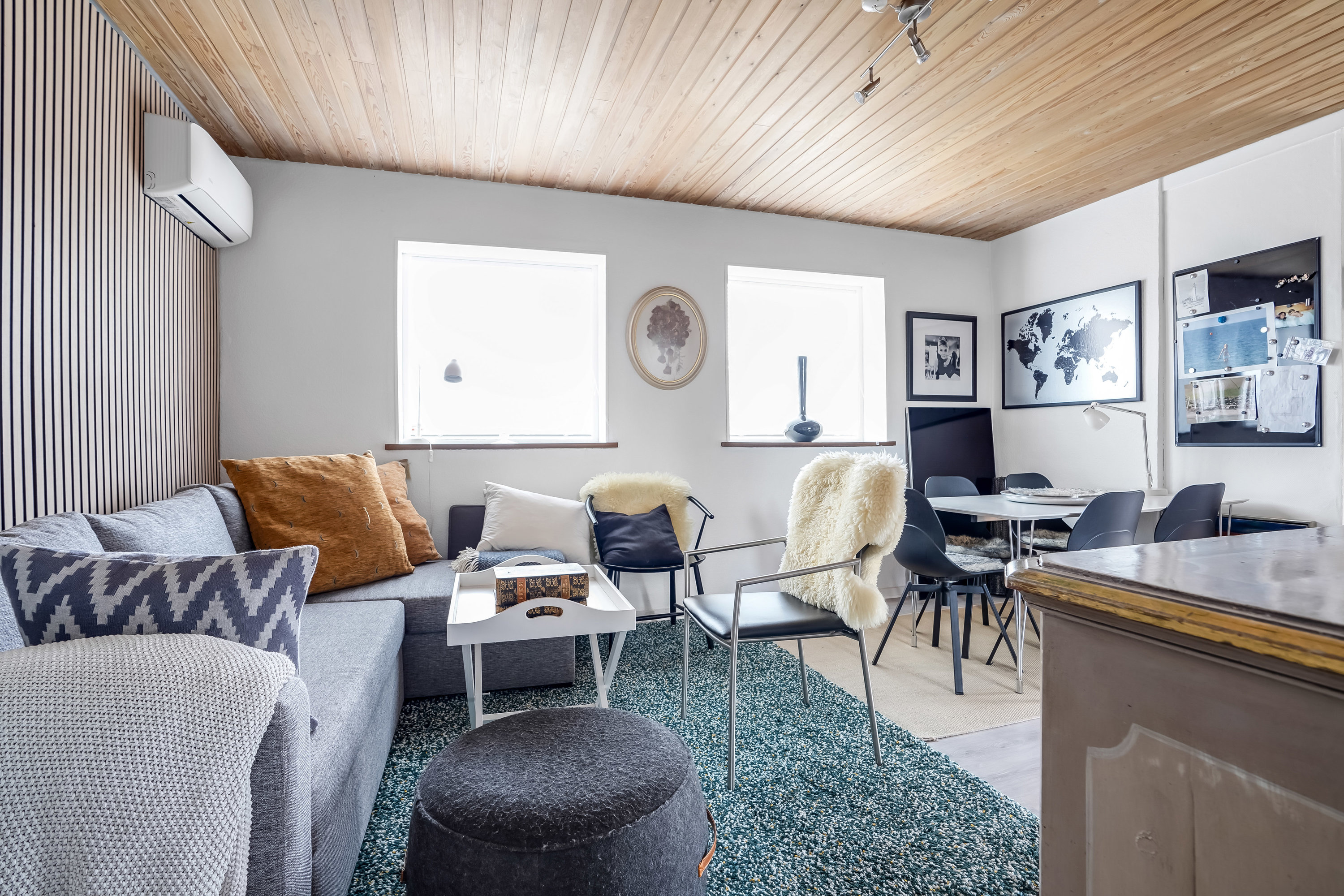 Fremhævet stue billede i fuldskærmstilstand. Billede af Østre Strandvej 93, Hasmark Strand, 5450 Otterup