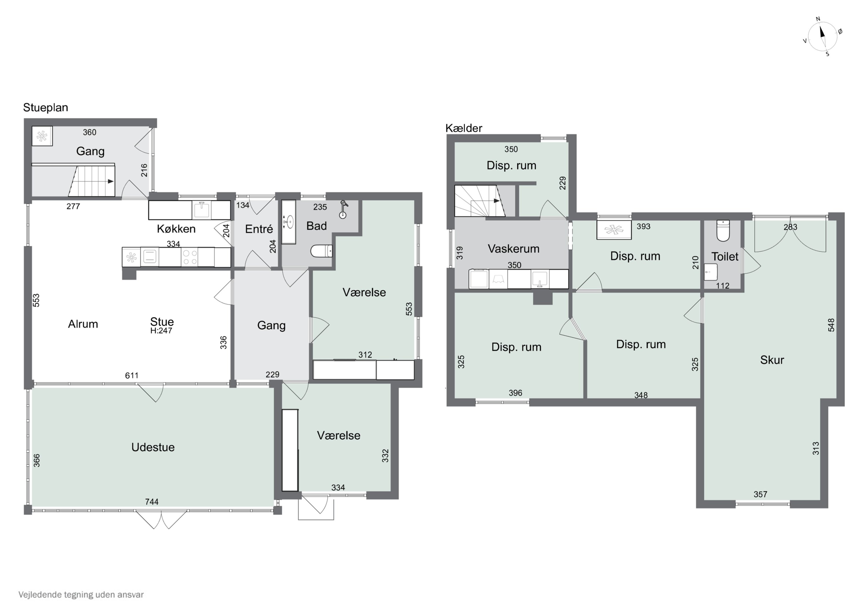 Plantegninger billede af Midtervang 1, 6630 Rødding