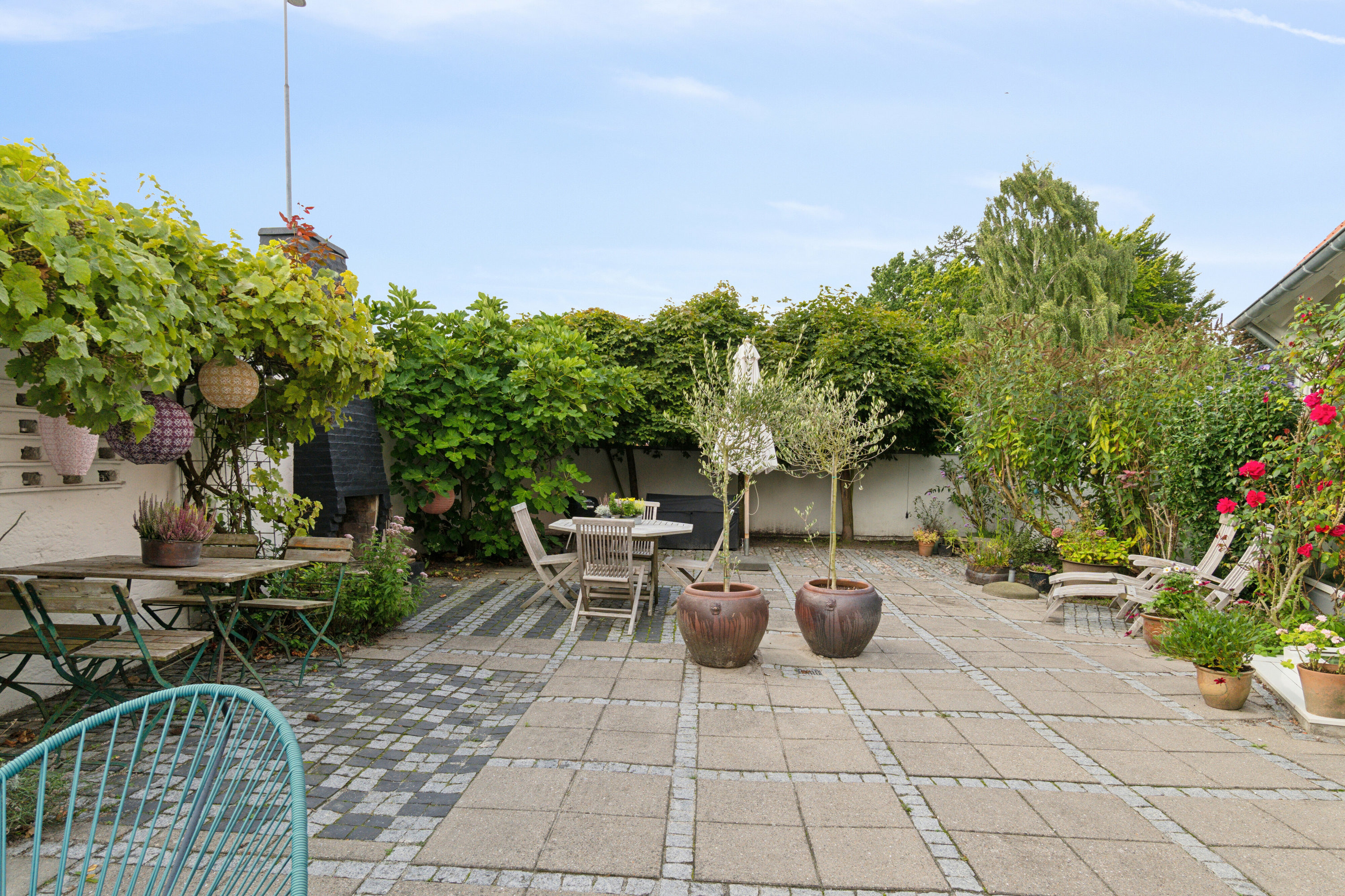 Fremhævet terrasse billede i fuldskærmstilstand. Billede af Terp Skovvej 111, 8270 Højbjerg