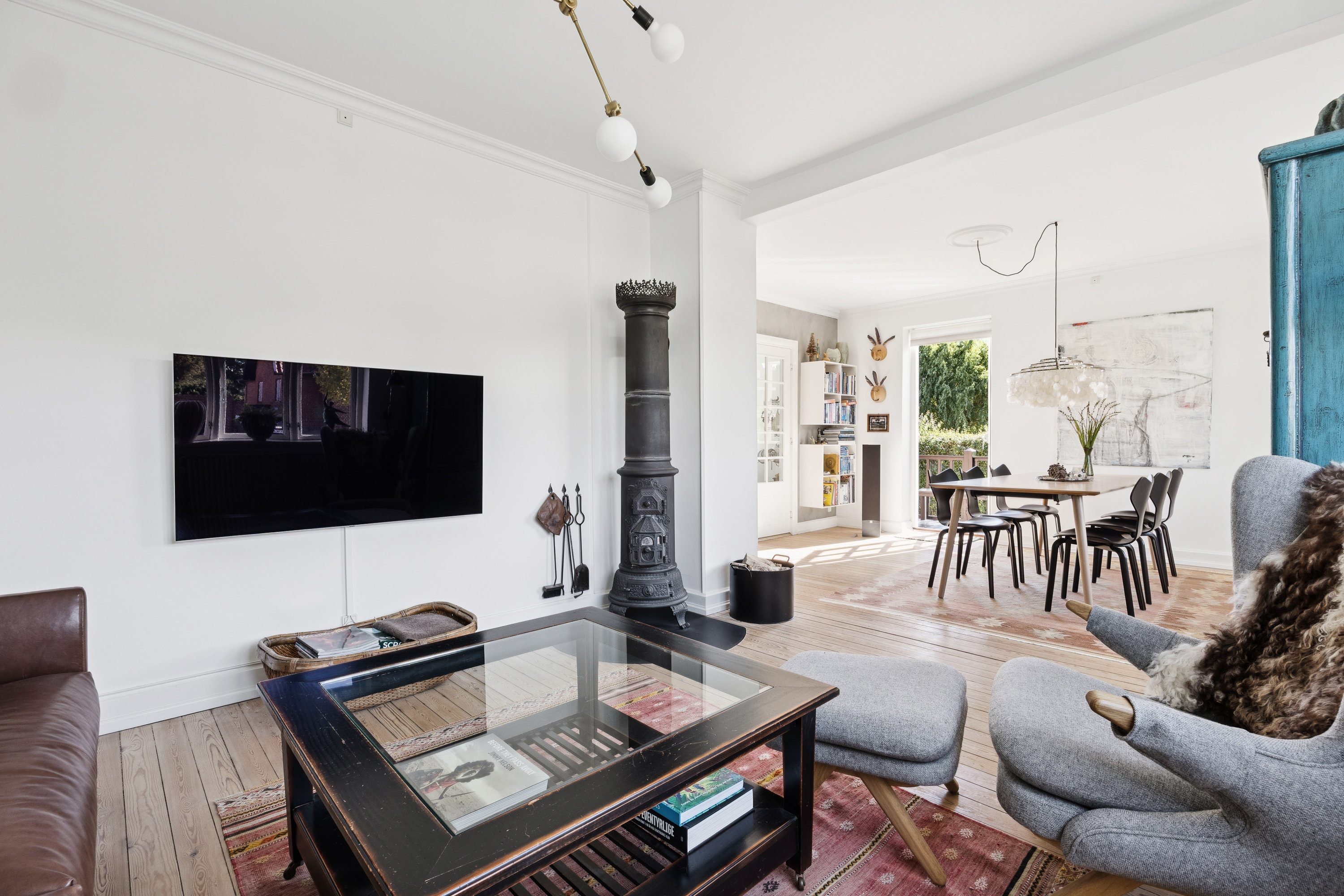 Fremhævet stue billede i fuldskærmstilstand. Billede af Pedersvej 62, 4600 Køge