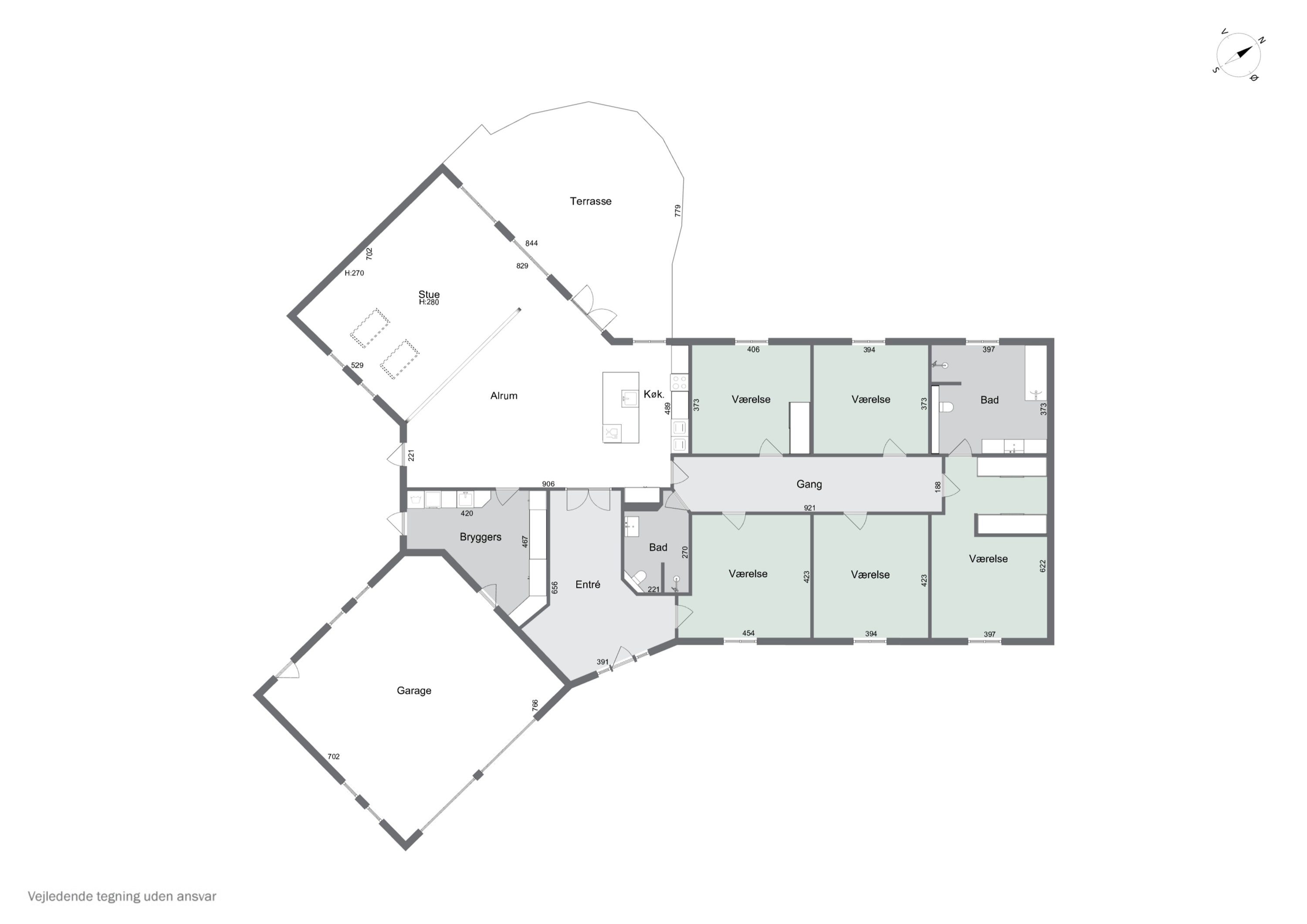 Plantegninger billede af Mosegårdvej 6, Balslev, 5592 Ejby