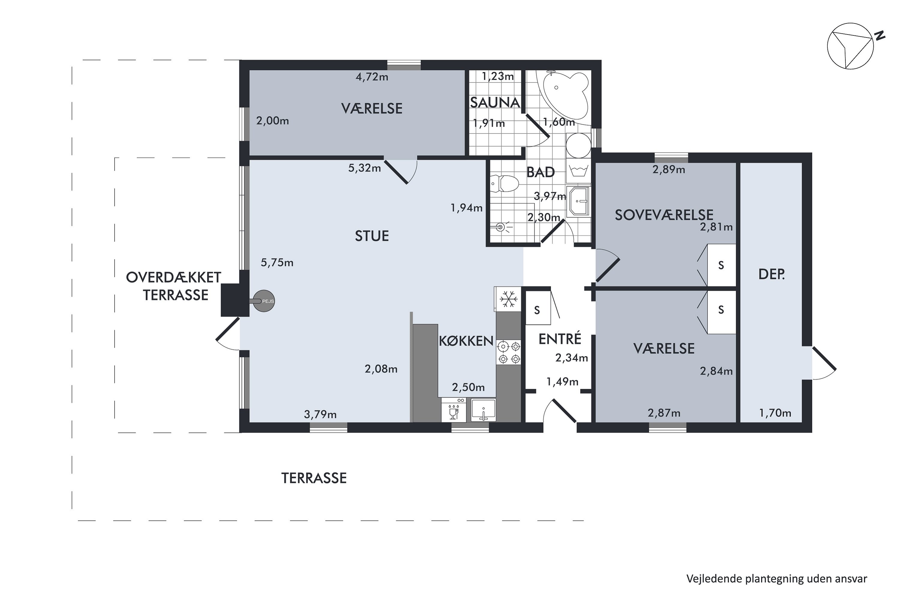 Plantegninger billede af Mågevej 40, Fuglslev, 8400 Ebeltoft