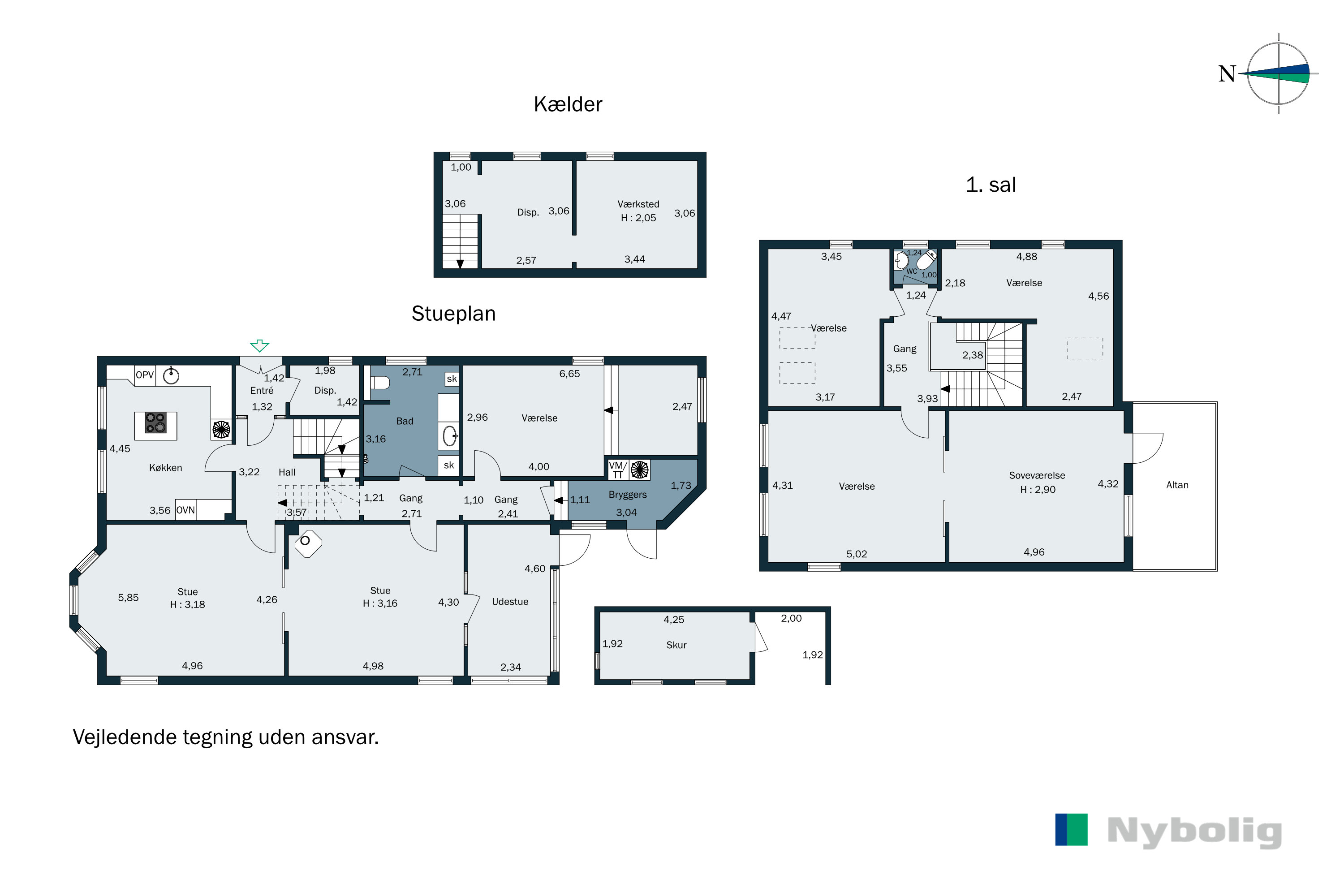 Plantegninger billede af Forstalle 27, 6200 Aabenraa