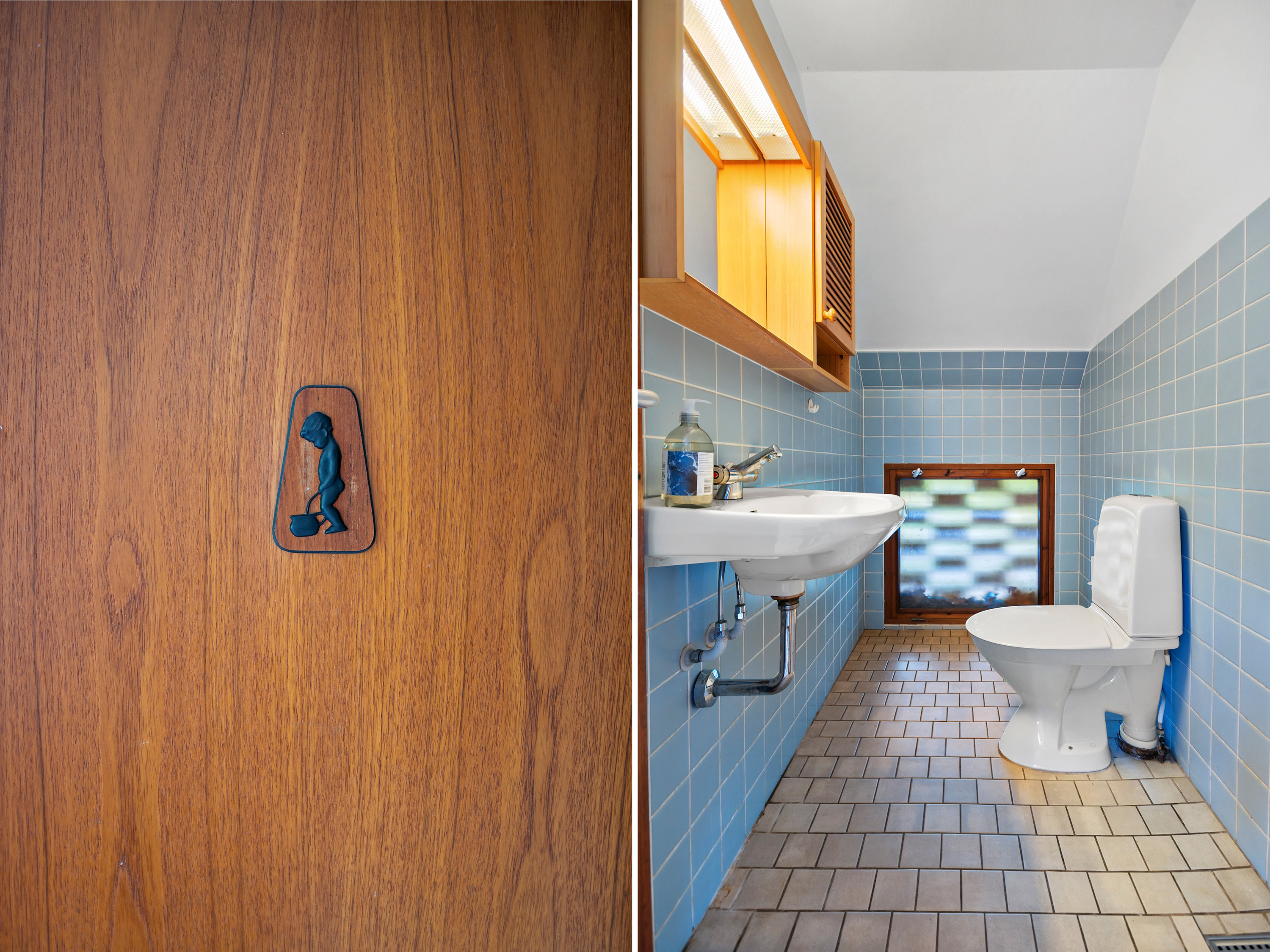 Fremhævet toilet billede i fuldskærmstilstand. Billede af Pæremosevej 34, 2750 Ballerup