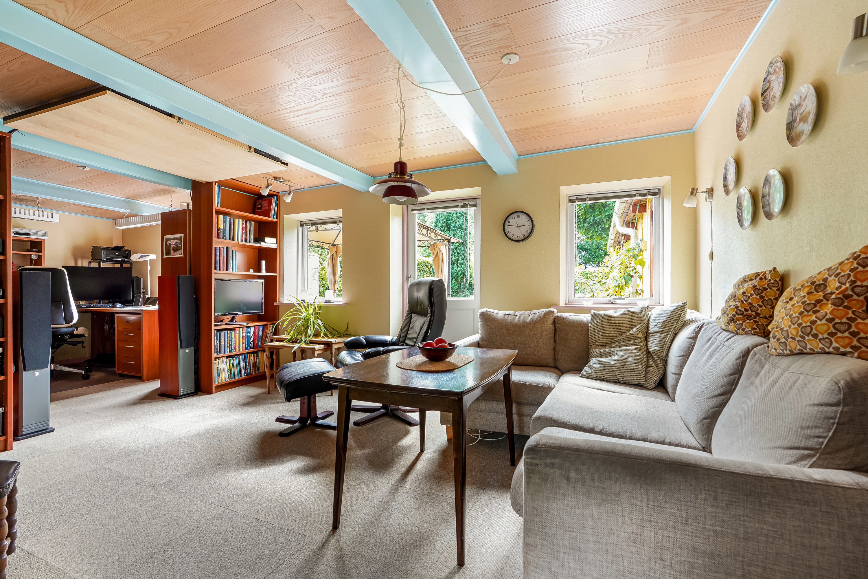 Fremhævet stue billede i fuldskærmstilstand. Billede af Middelfartvej 20, Blanke, 5466 Asperup