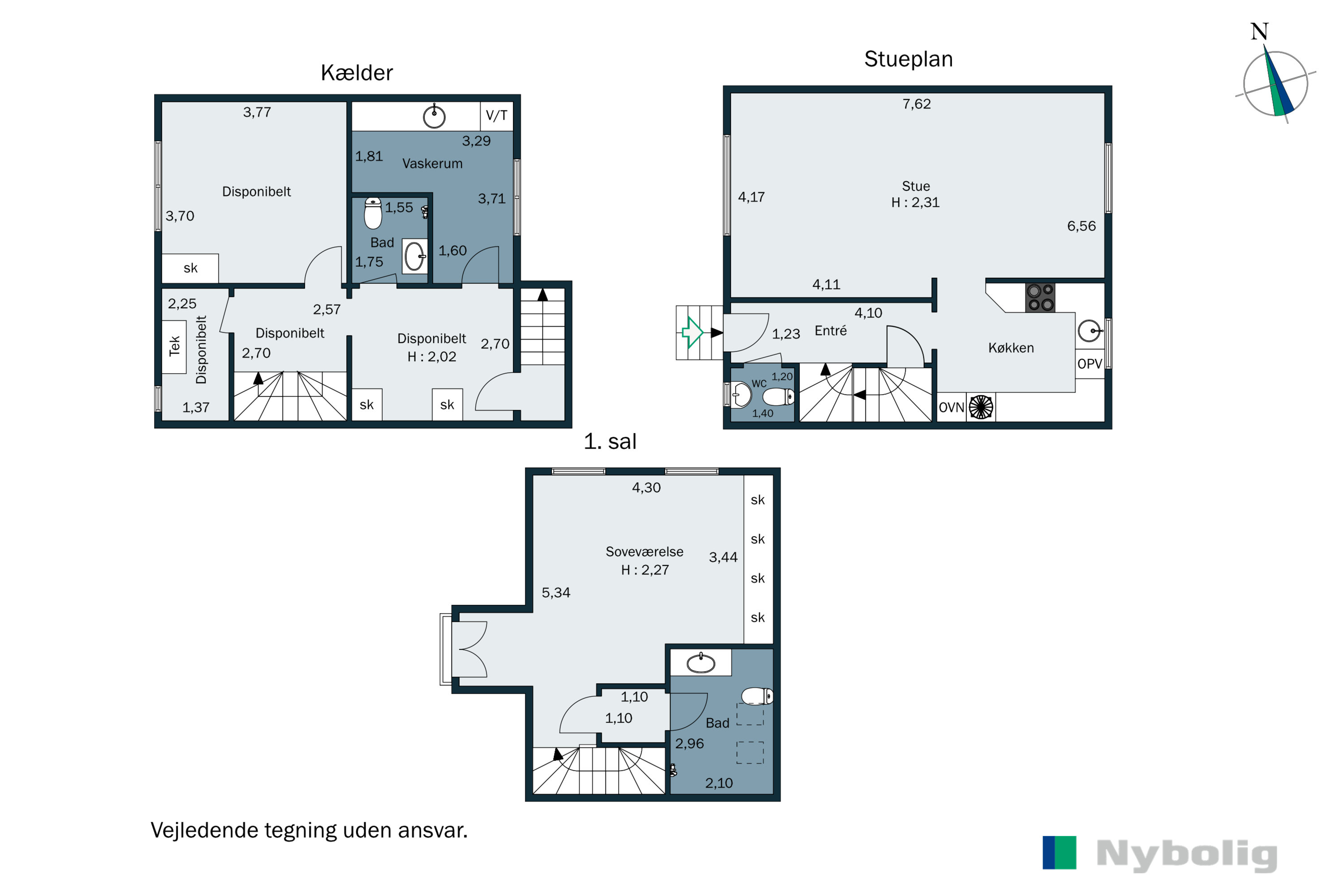 Plantegninger billede af Borgmesterløkken 46, 6200 Aabenraa