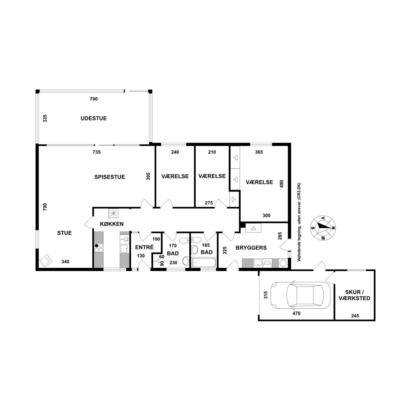Plantegninger billede af Hyldevej 5, Solrød, 2680 Solrød Strand