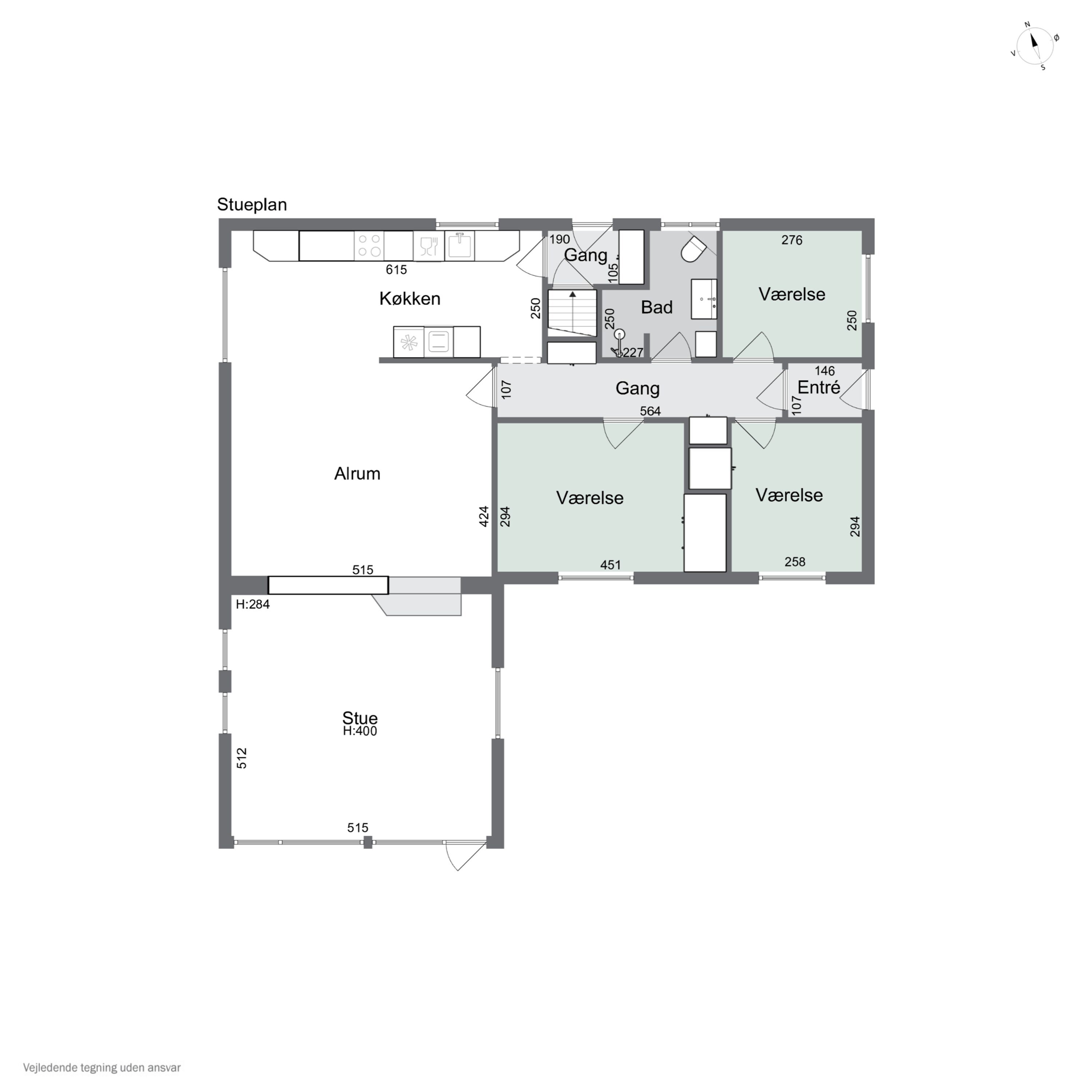Plantegninger billede af Bellisvænget 1, 7730 Hanstholm