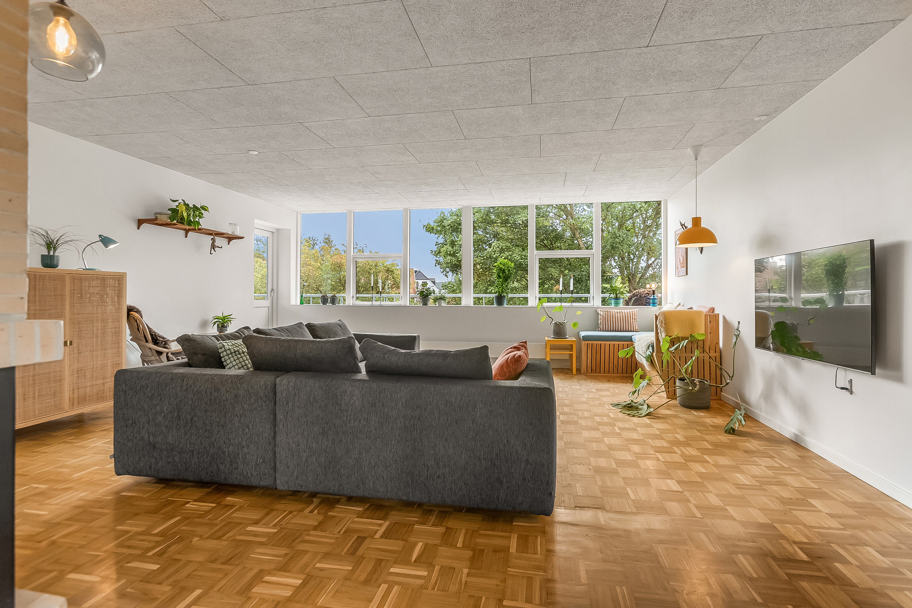 Fremhævet stue billede i fuldskærmstilstand. Billede af Viemosevej 5C, Bredballe, 7120 Vejle Øst