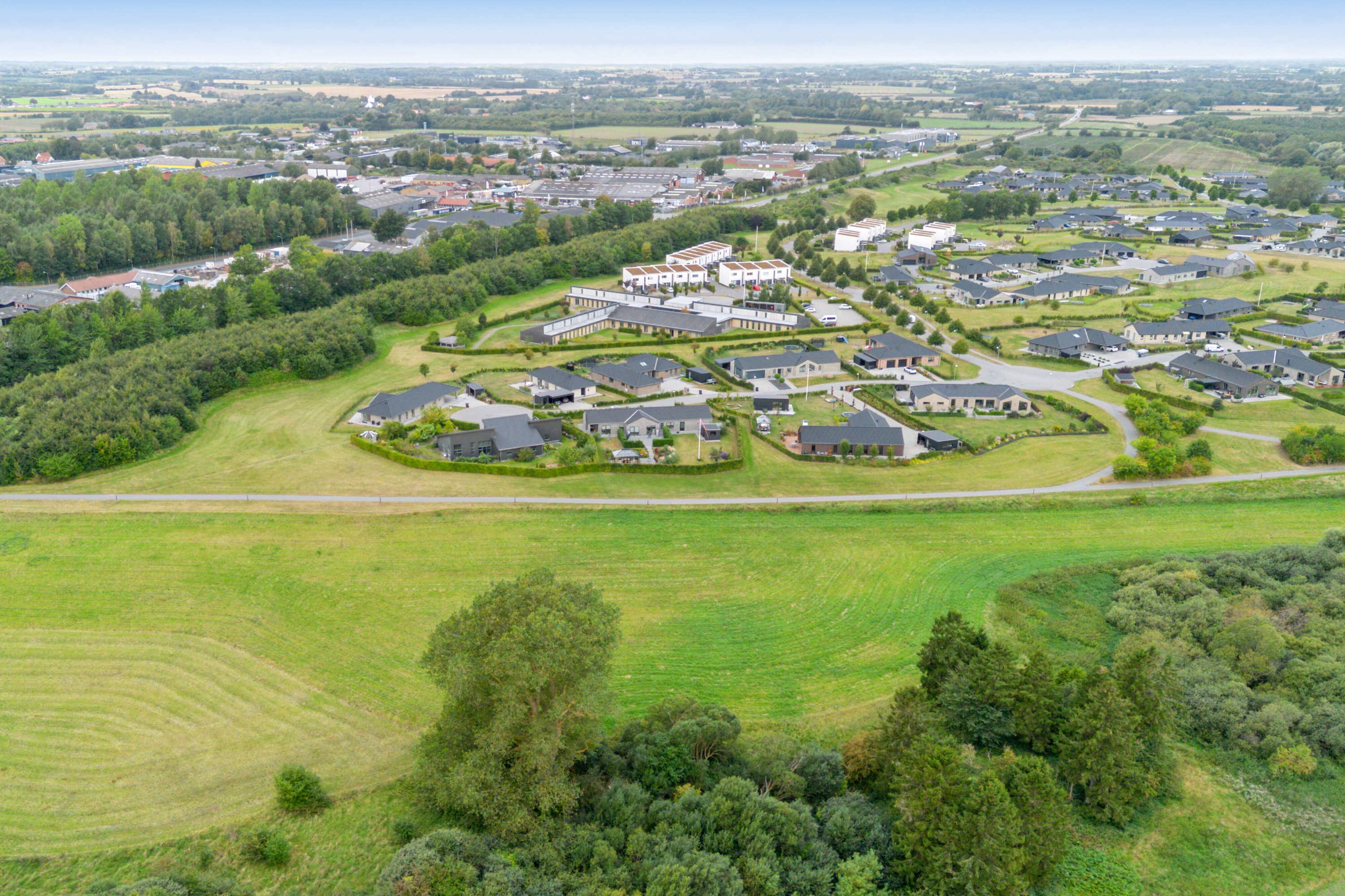 Fremhævet luftfoto billede i fuldskærmstilstand. Billede af Løbegangen 116, 5800 Nyborg