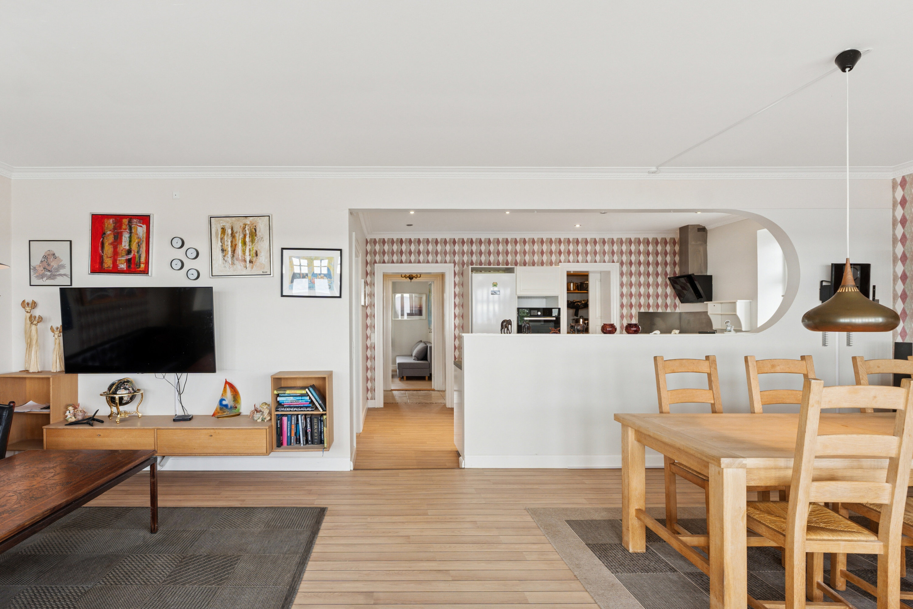 Fremhævet spisestue billede i fuldskærmstilstand. Billede af Strandvejen 48, 4654 Faxe Ladeplads