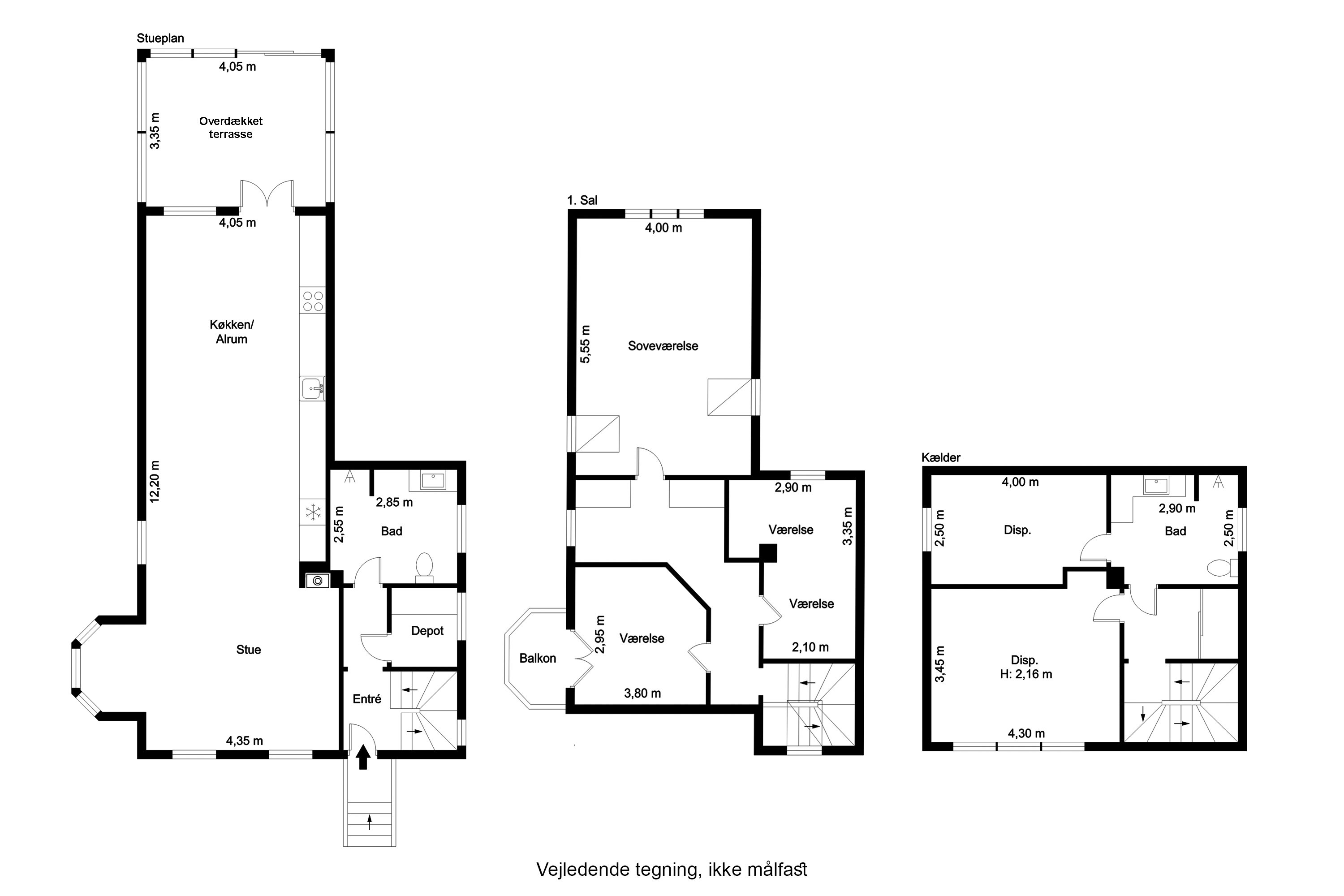 Plantegninger billede af Engvej 20, 2300 København S