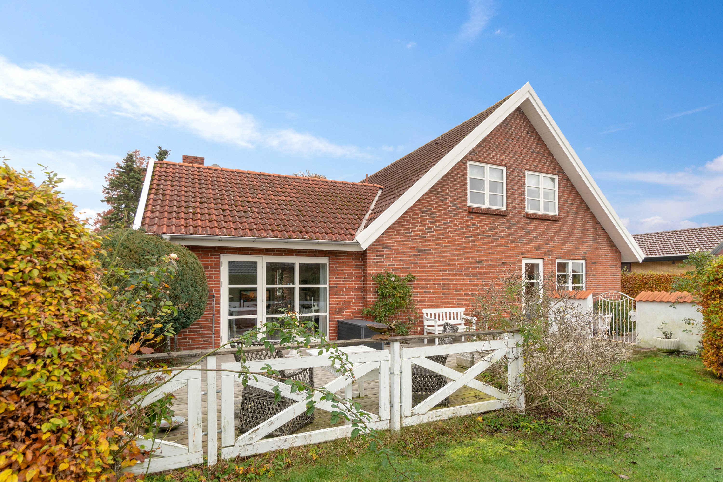 Miniaturebillede 1: set fra haven. Billede af Georg Brandes Vej 17, 4700 Næstved