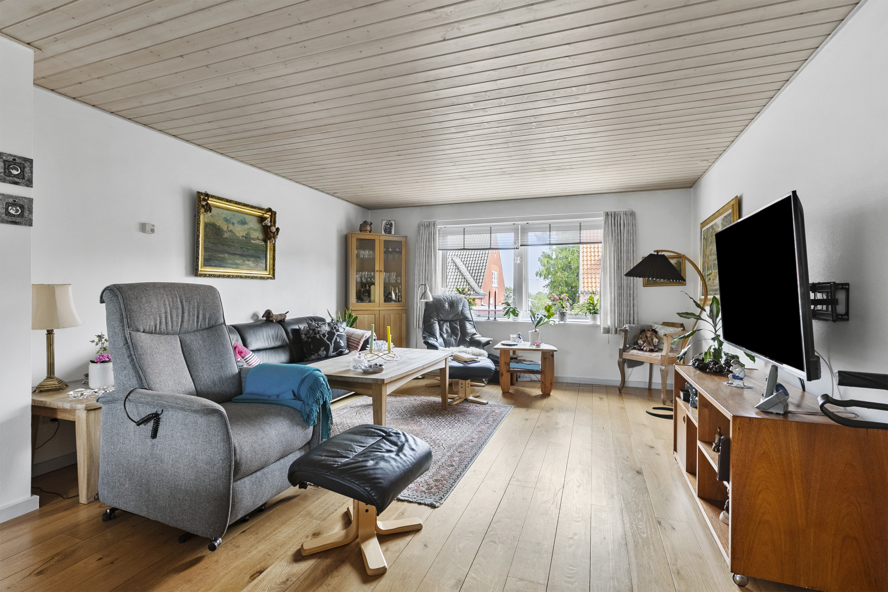 Fremhævet stue billede i fuldskærmstilstand. Billede af Borgmesterløkken 46, 6200 Aabenraa