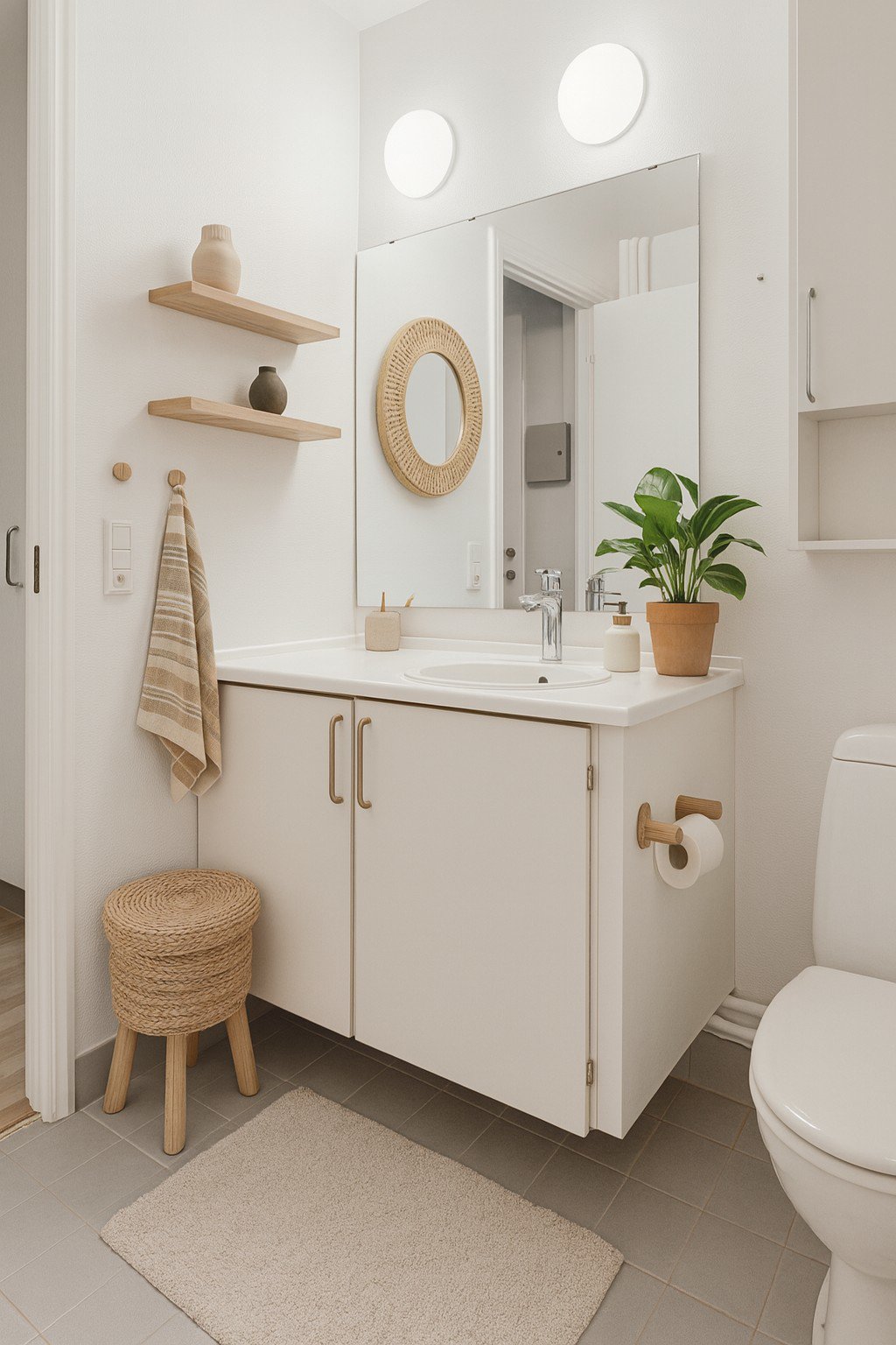 Fremhævet indretningsforslag badeværelse billede i fuldskærmstilstand. Billede af Klosterhaven 1, 2. 3., Centrum, 4200 Slagelse