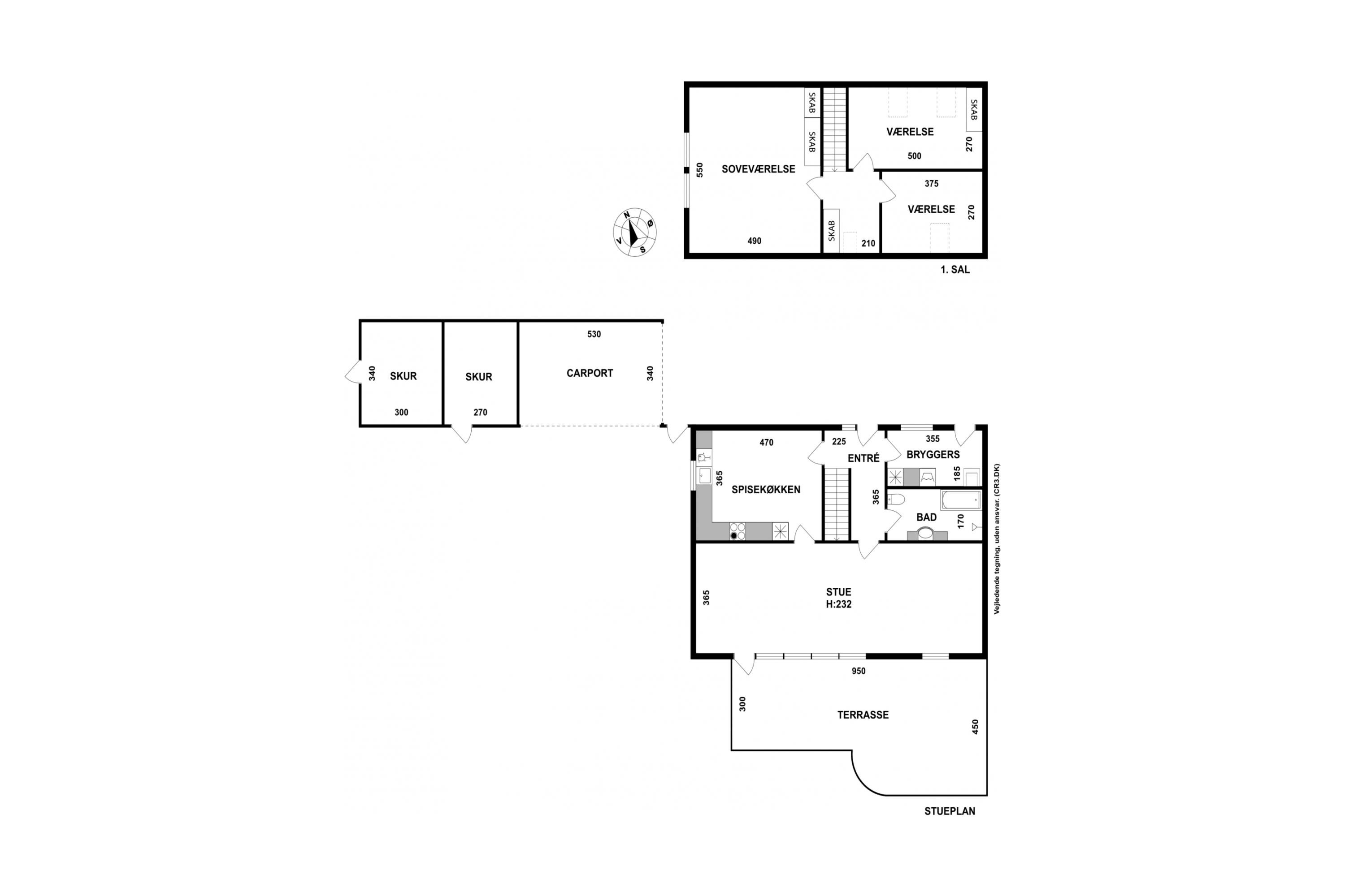 Plantegninger billede af Nørreskovvang 67B, 3500 Værløse