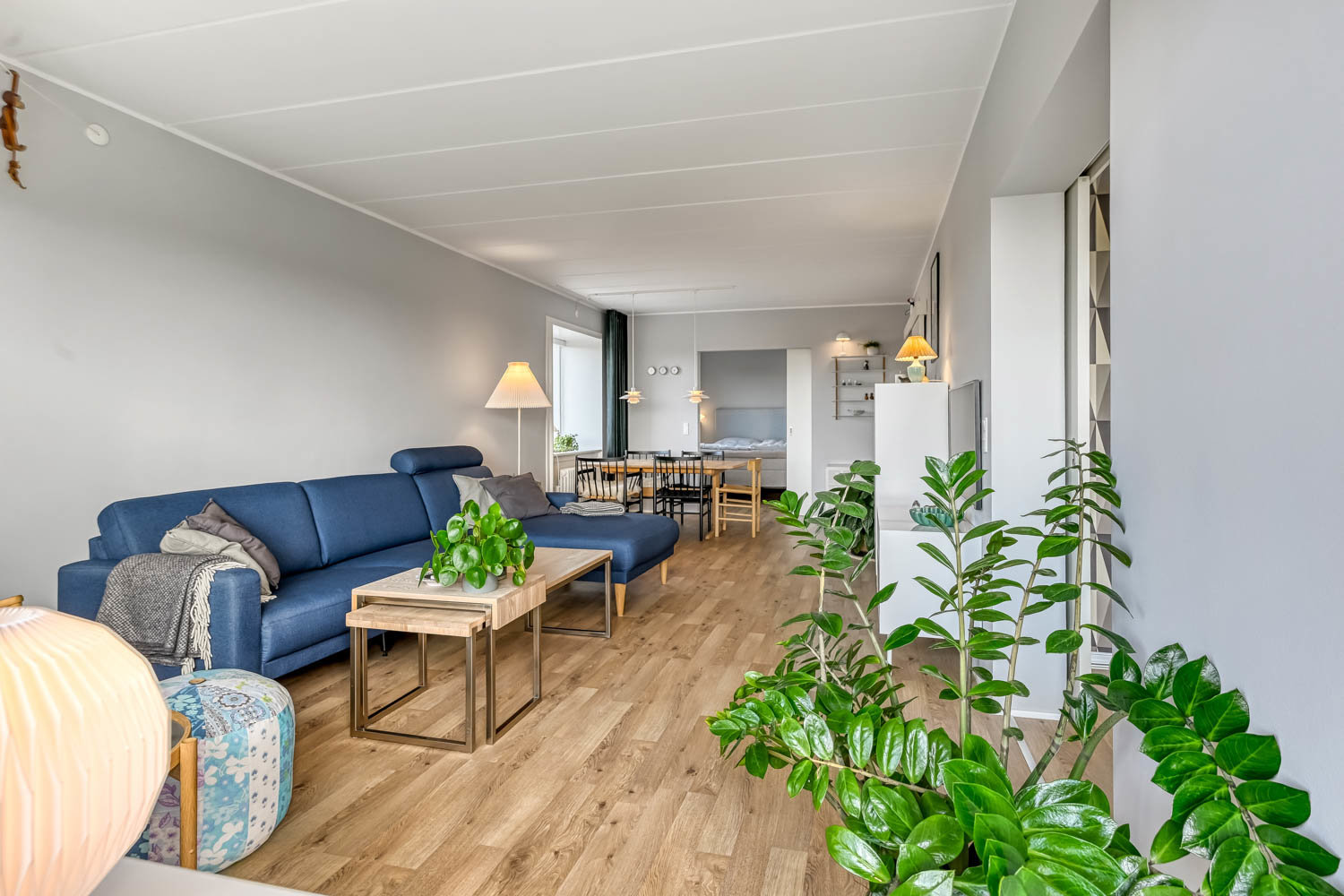 Fremhævet stue billede i fuldskærmstilstand. Billede af Skoleparken 7, 5. th., 6705 Esbjerg Ø