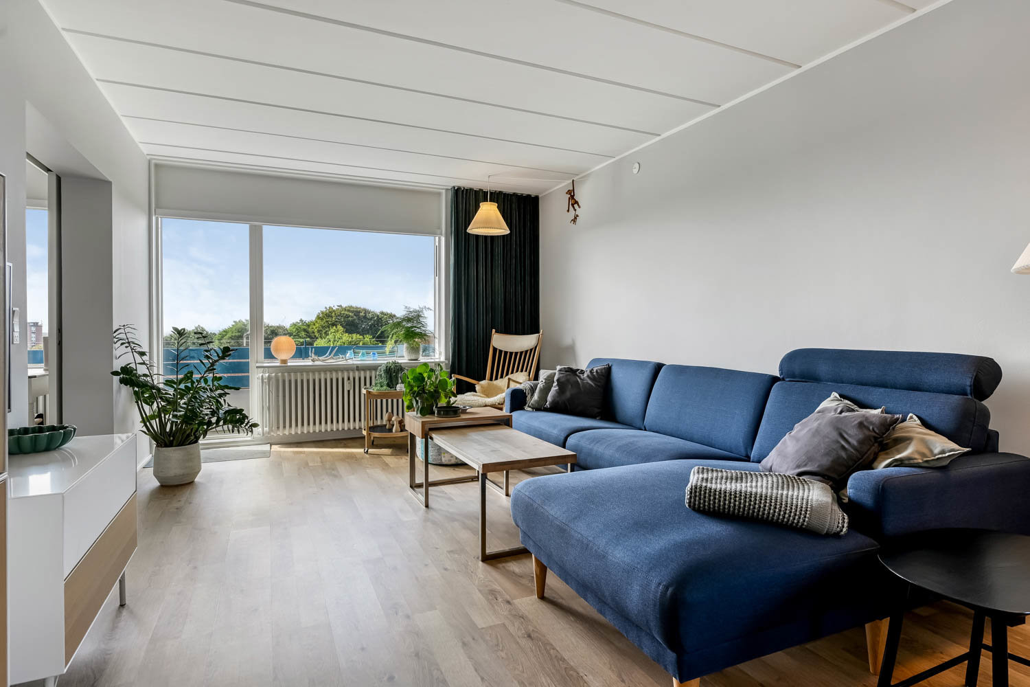 Fremhævet stue billede i fuldskærmstilstand. Billede af Skoleparken 7, 5. th., 6705 Esbjerg Ø