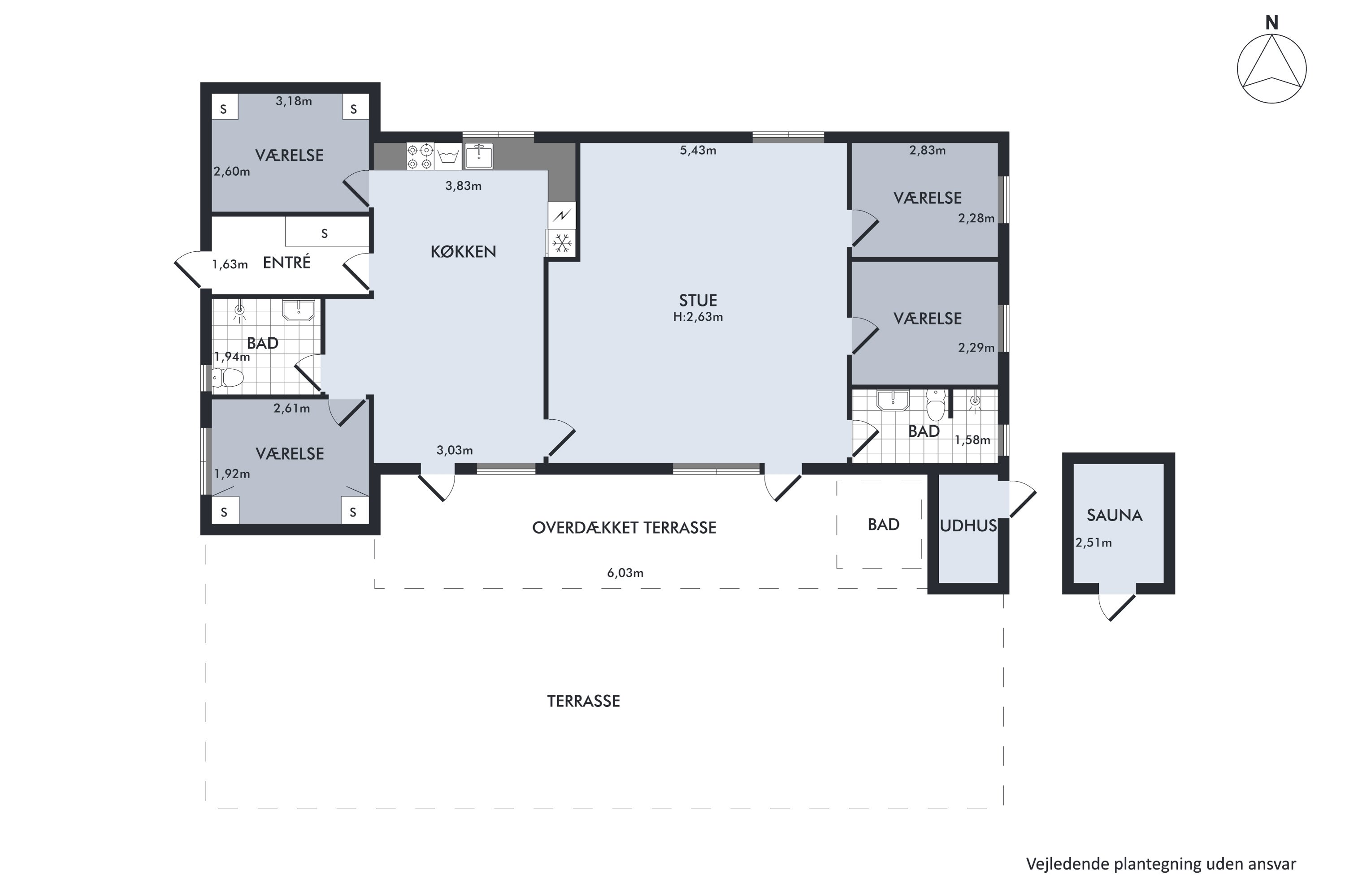 Plantegninger billede af Fjorddalen 22, Hjarbæk, 8831 Løgstrup