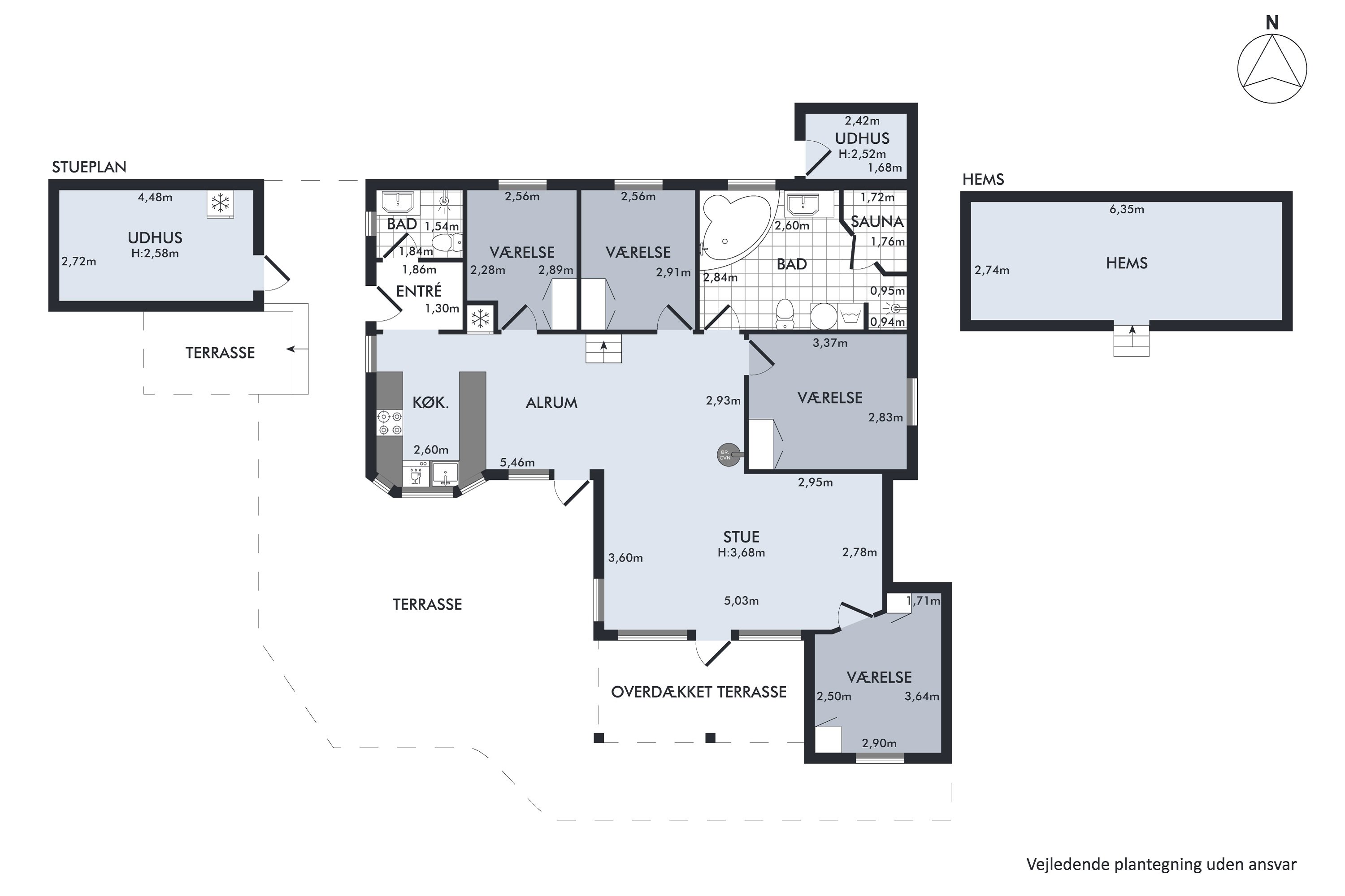 Plantegninger billede af Ndr. Lyngsbækvej 26, Lyngsbæk, 8400 Ebeltoft