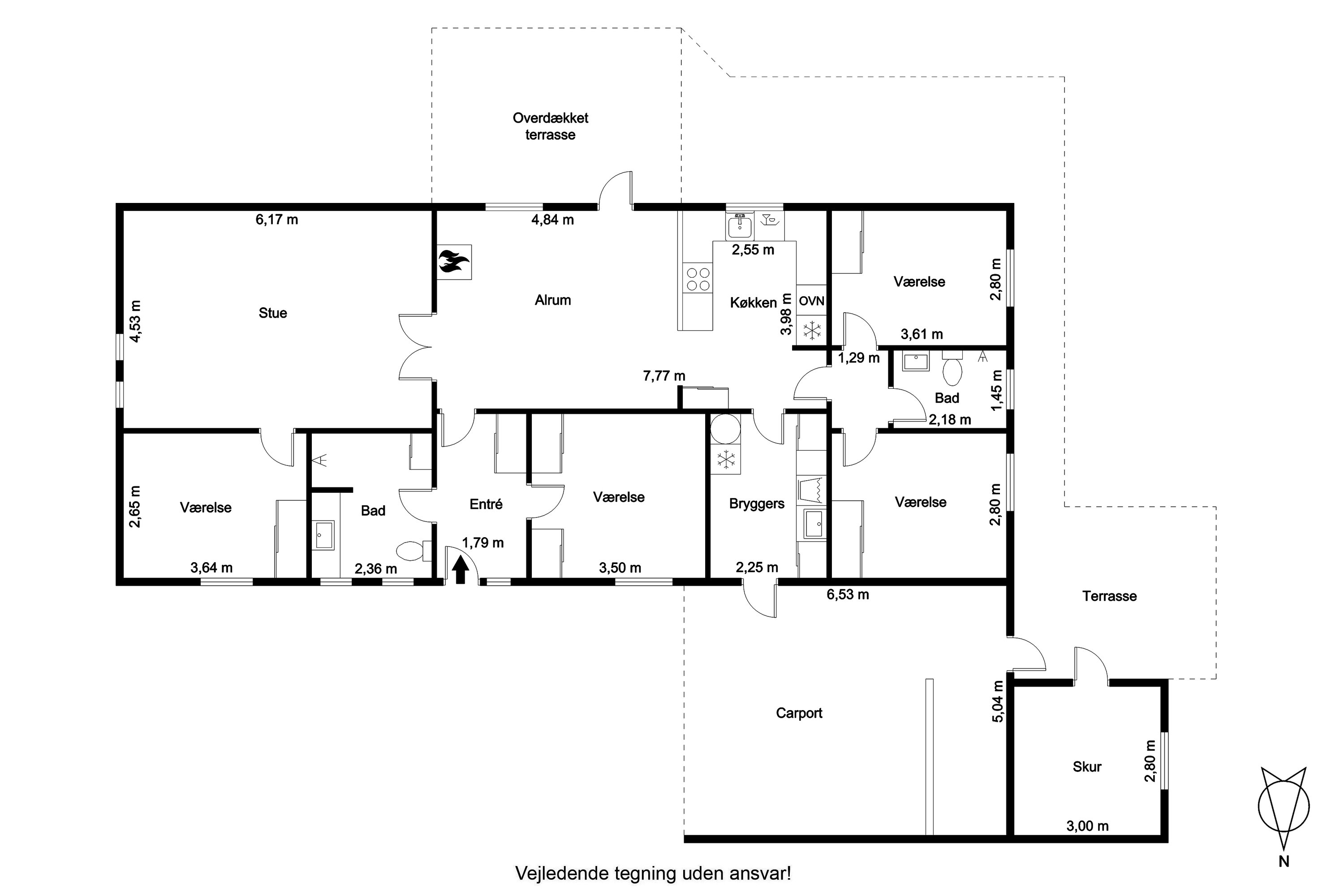 Plantegninger billede af Marinus Bødkers Vej 16, 9900 Frederikshavn