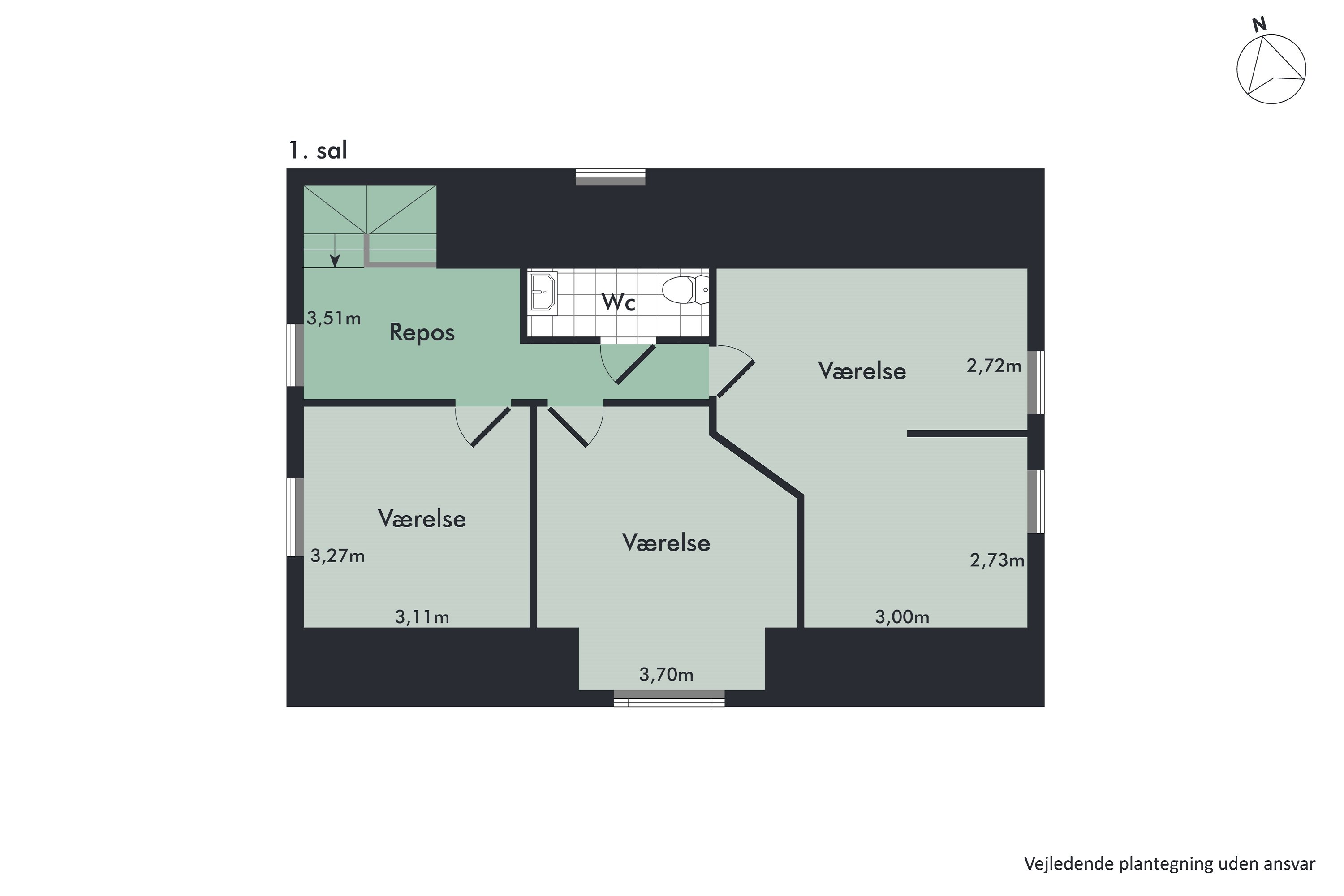 Plantegninger billede af Hannerupskovvej 40, Hannerup, 9500 Hobro