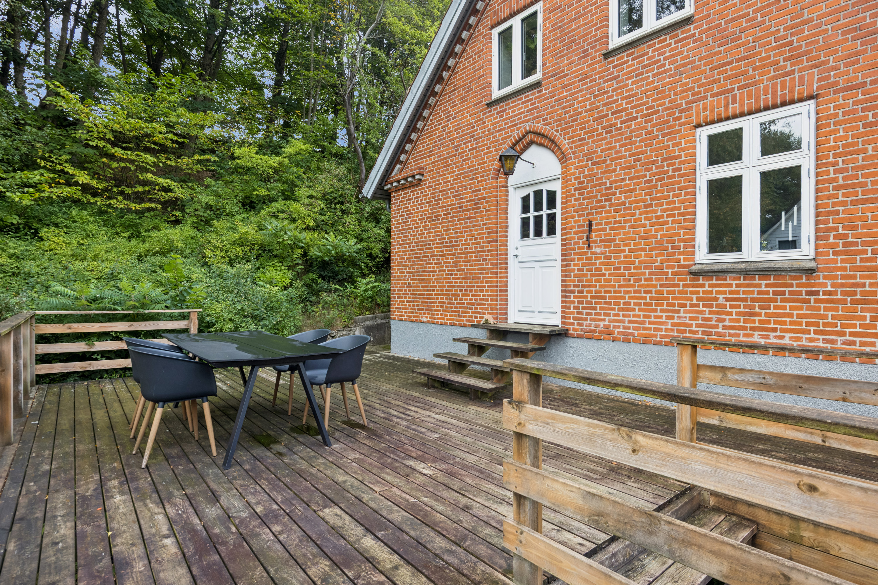 Fremhævet terrasse billede i fuldskærmstilstand. Billede af Hannerupskovvej 40, Hannerup, 9500 Hobro