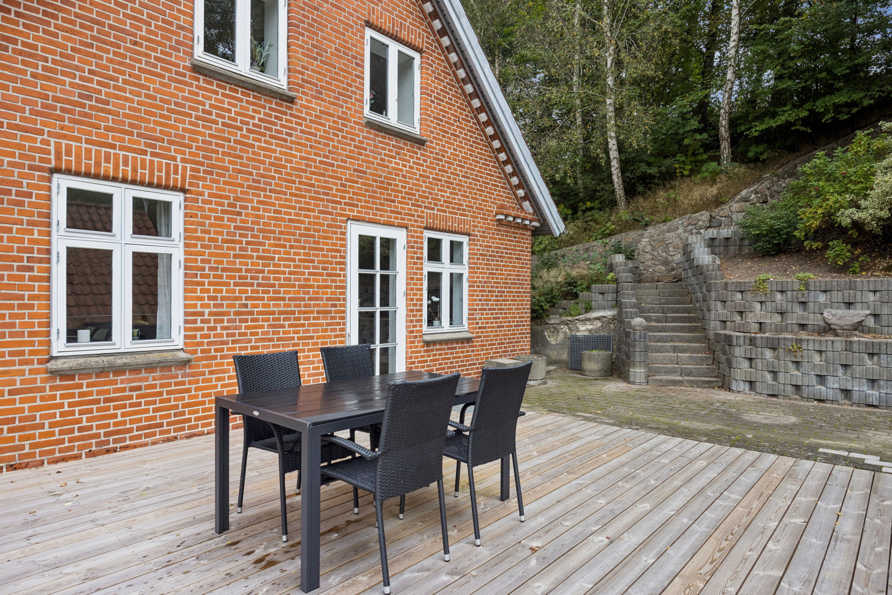 Fremhævet terrasse billede i fuldskærmstilstand. Billede af Hannerupskovvej 40, Hannerup, 9500 Hobro