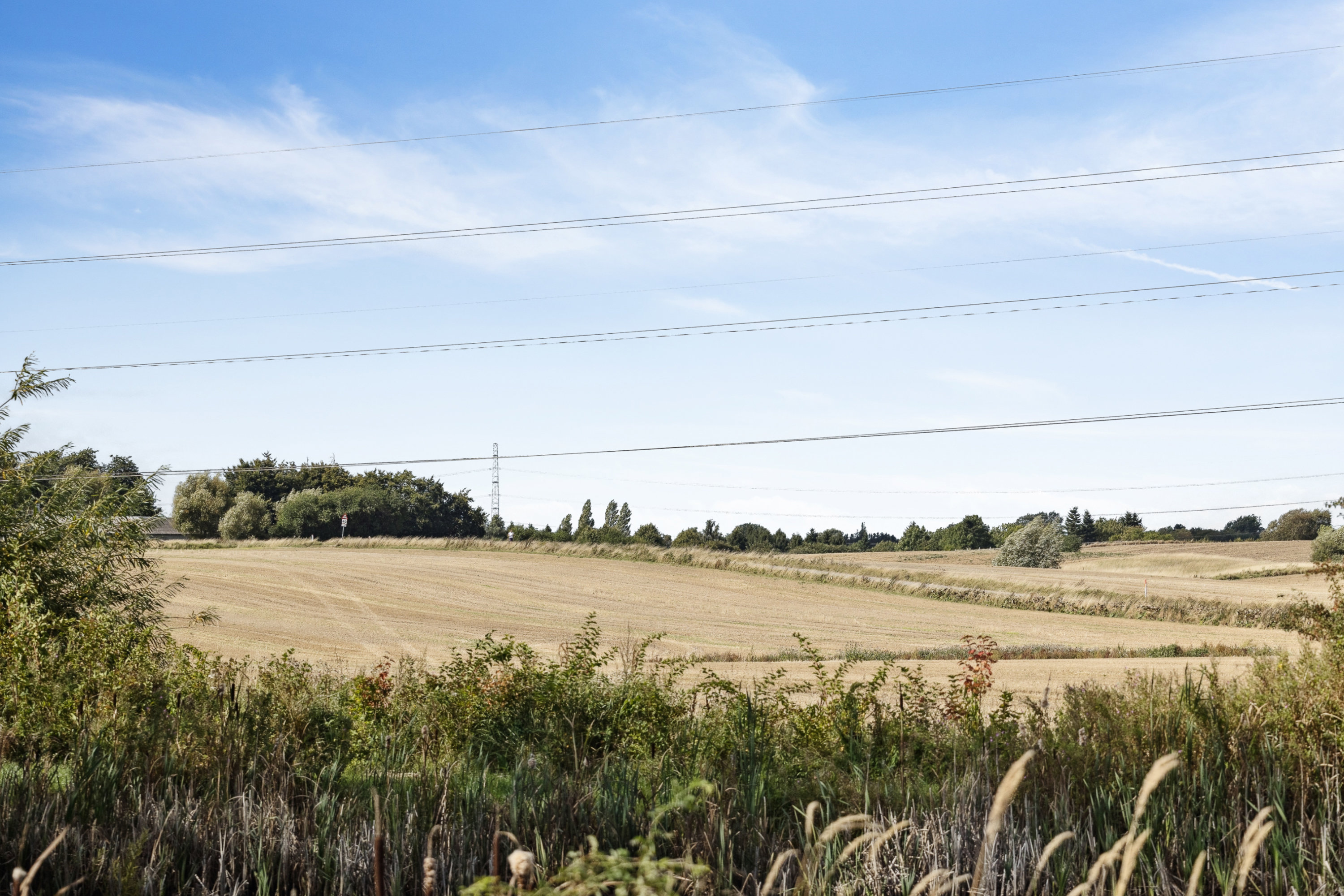 Fremhævet luftfoto billede i fuldskærmstilstand. Billede af Højelsevej 31, 4600 Køge