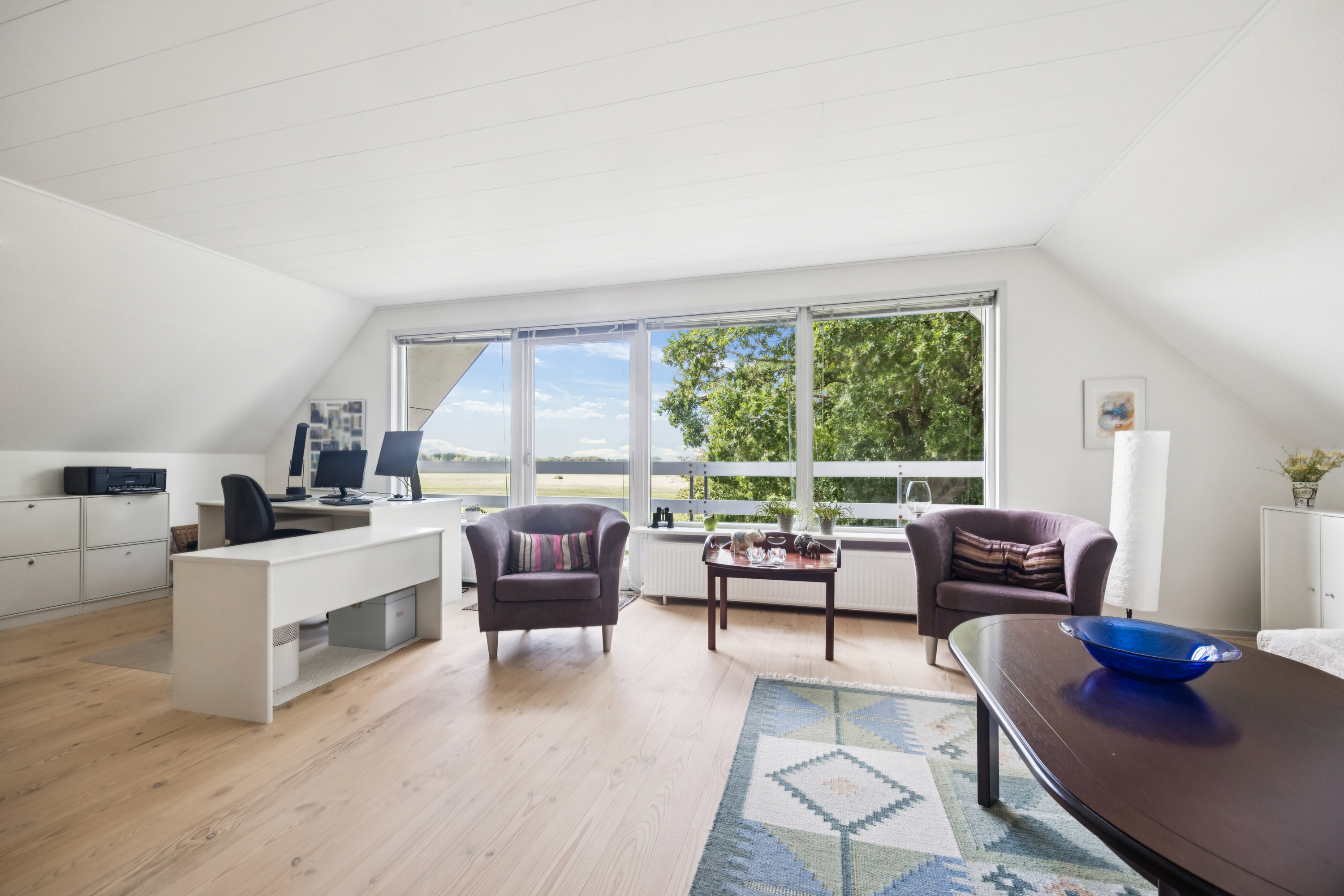 Fremhævet stue billede i fuldskærmstilstand. Billede af Kærsgård 7, Vester Hassing, 9310 Vodskov