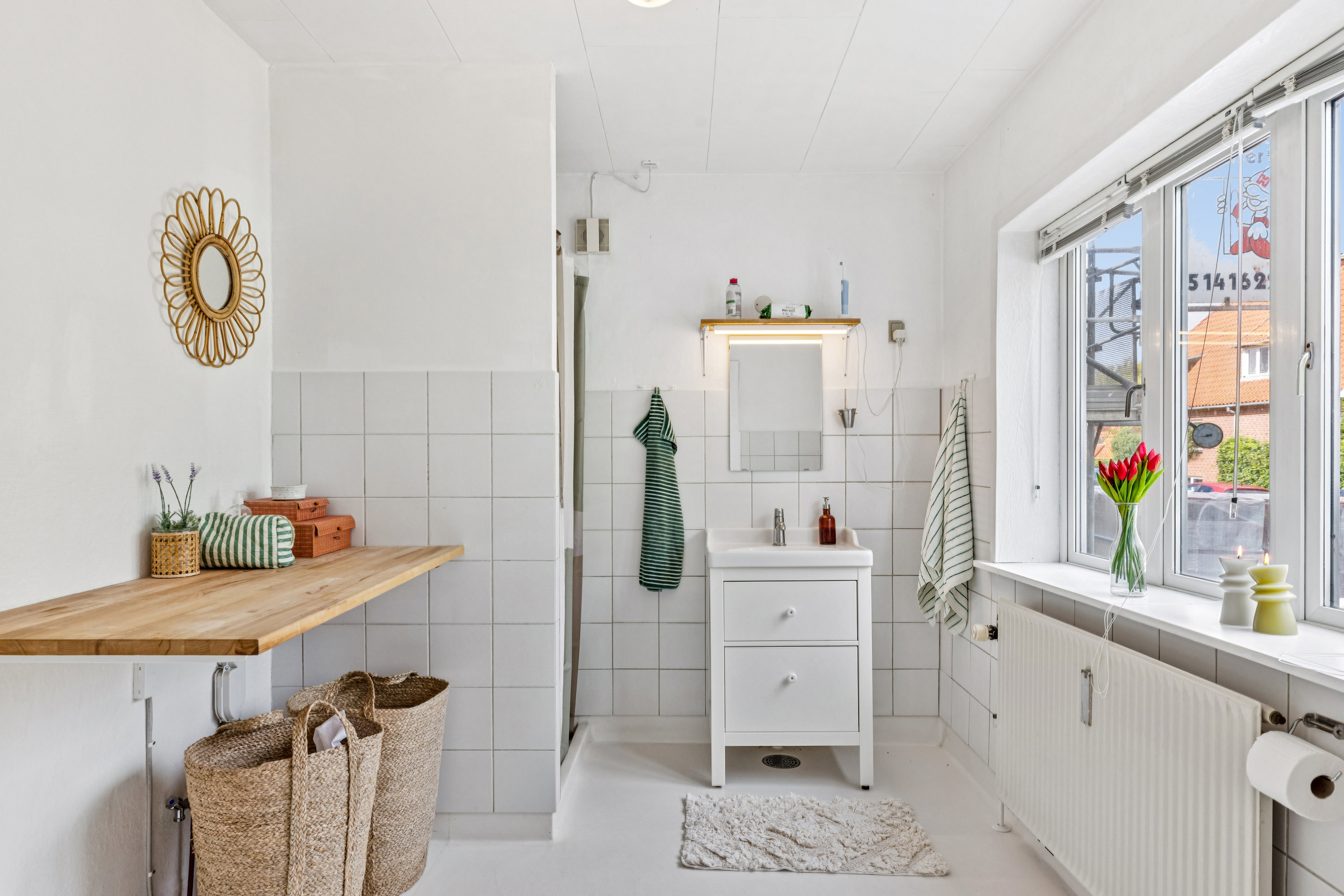 Fremhævet badeværelse billede i fuldskærmstilstand. Billede af Holmevej 7, st.., 6760 Ribe