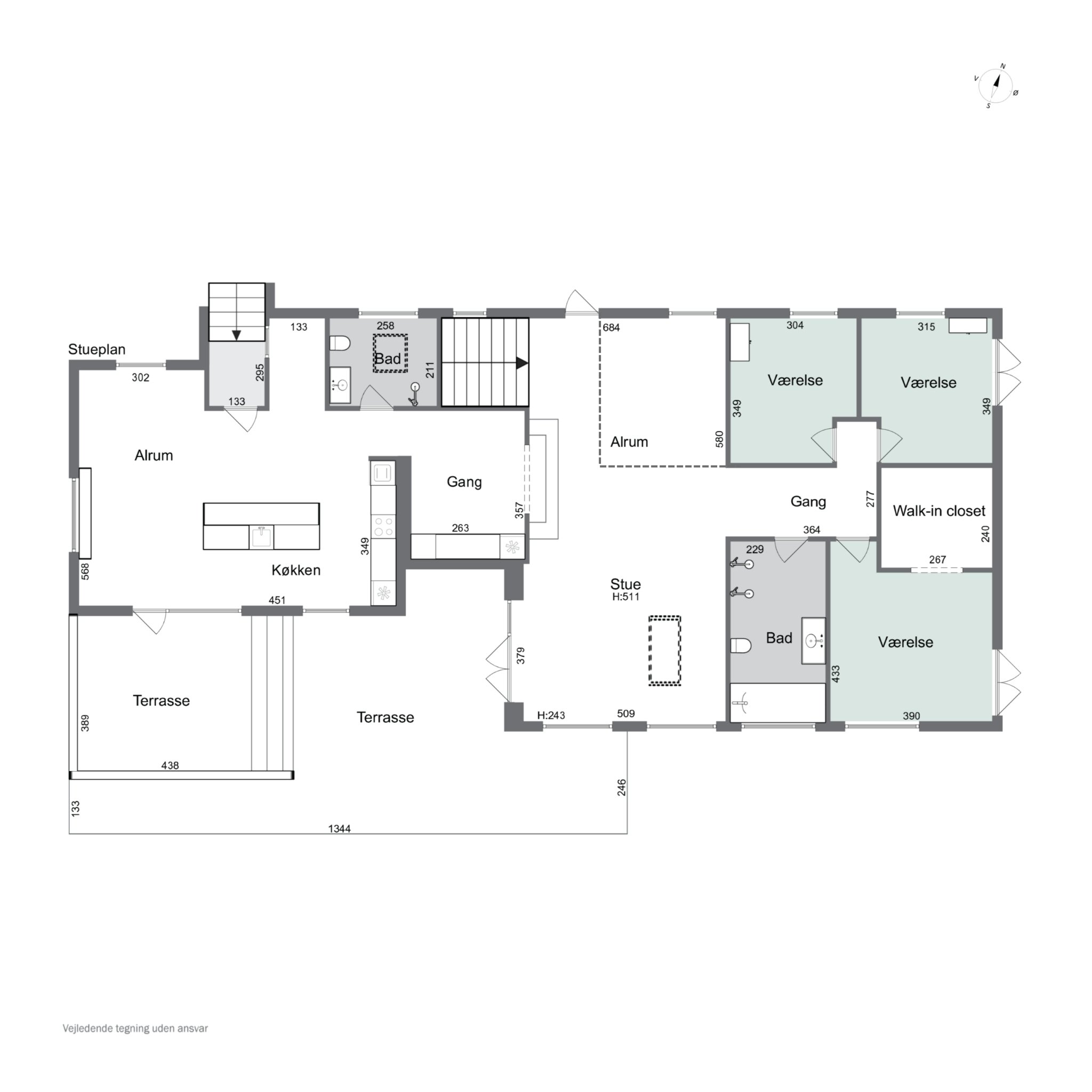 Plantegninger billede af Astersvej 7, 4200 Slagelse