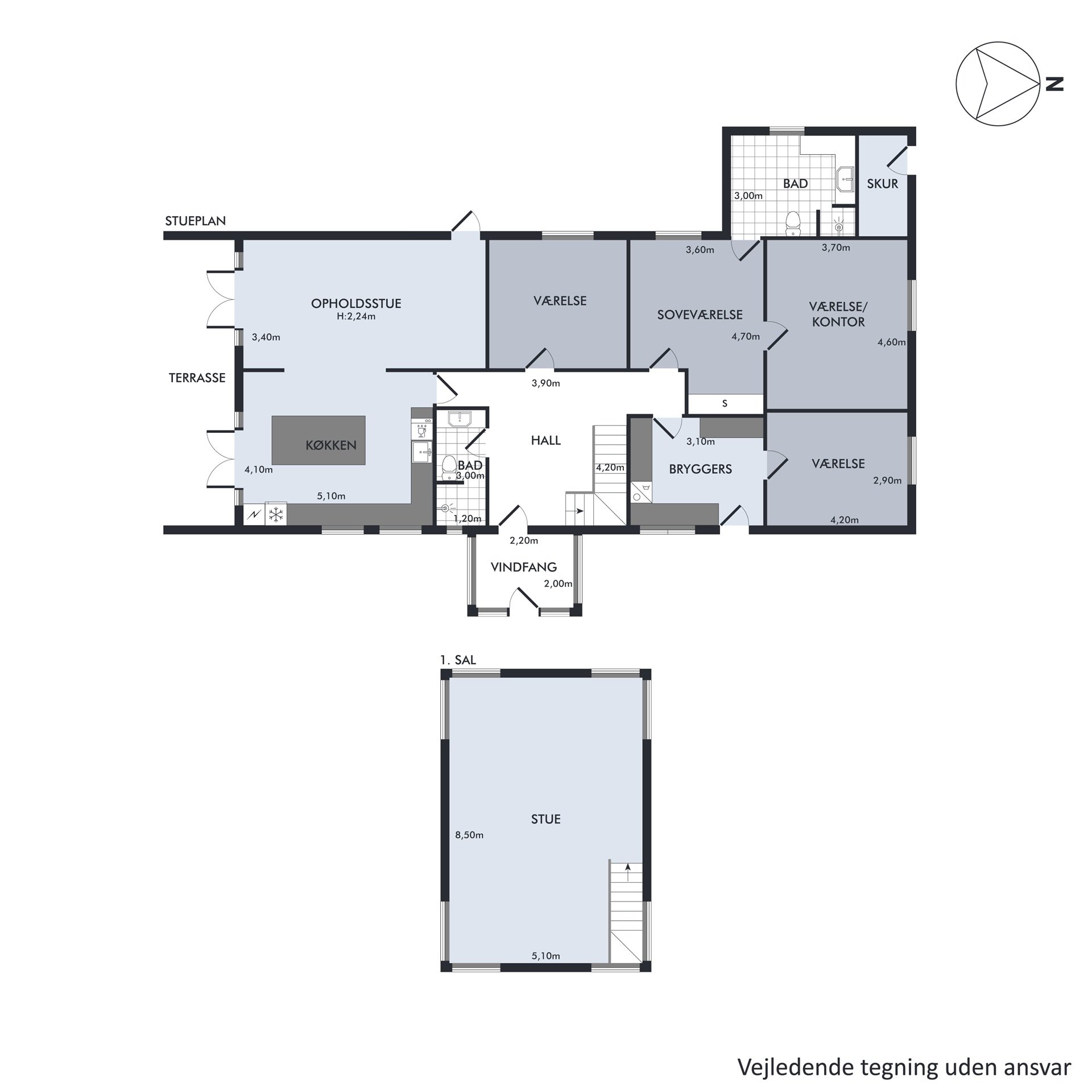 Plantegninger billede af Strandbyvej 31, 8240 Risskov