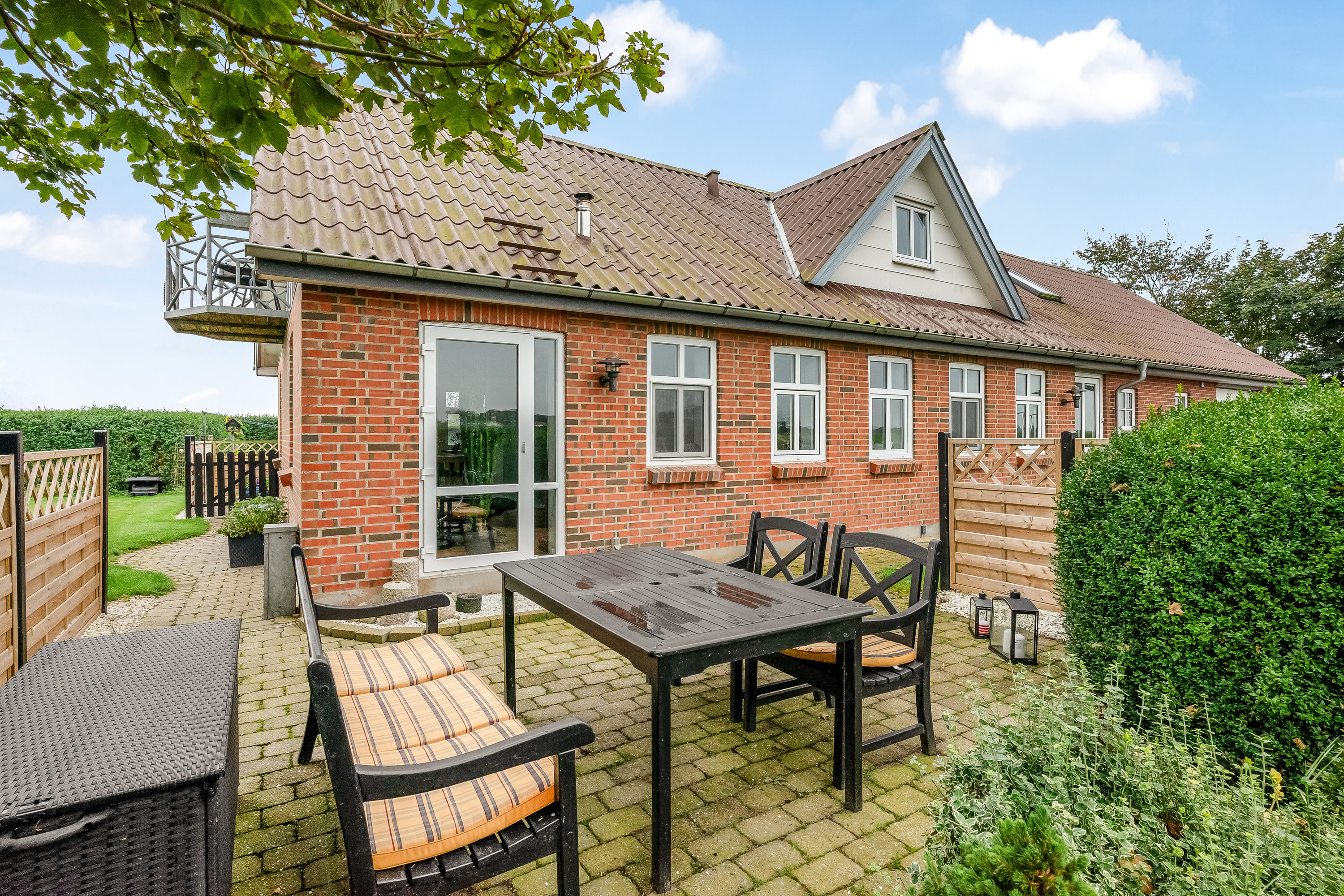 Fremhævet terrasse billede i fuldskærmstilstand. Billede af Borgdalvej 1, Gudum, 7620 Lemvig