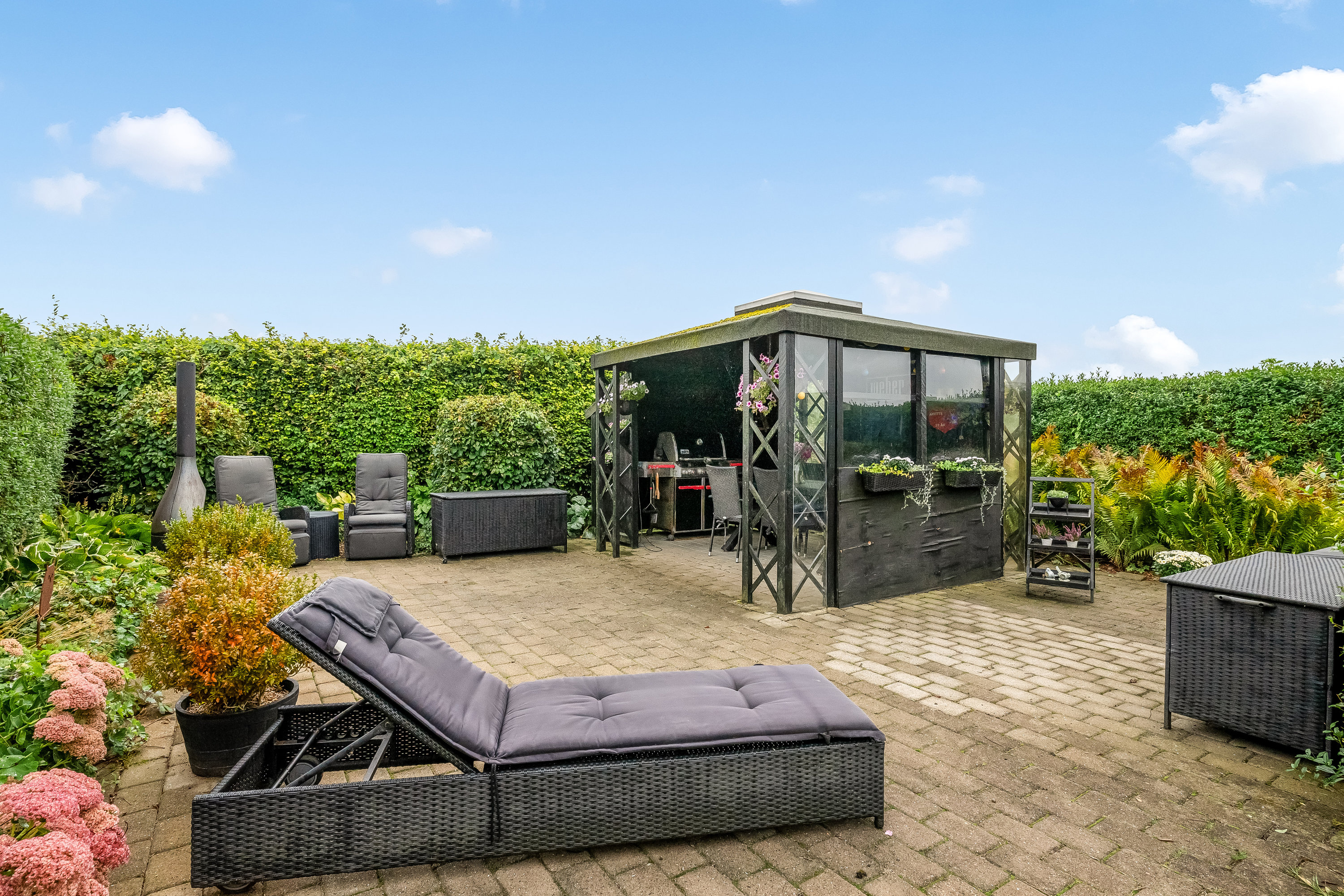 Fremhævet terrasse billede i fuldskærmstilstand. Billede af Borgdalvej 1, Gudum, 7620 Lemvig