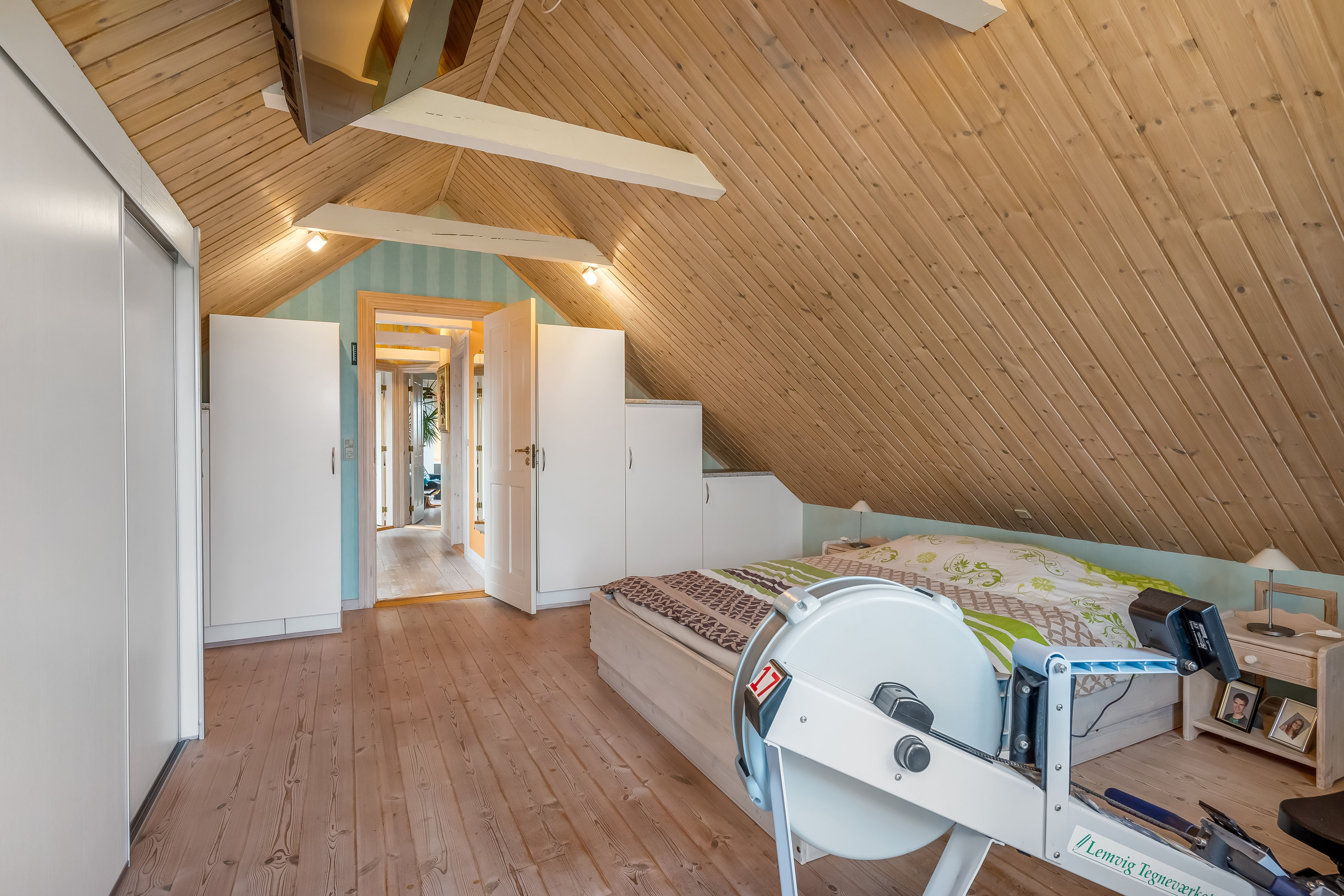 Fremhævet soveværelse billede i fuldskærmstilstand. Billede af Borgdalvej 1, Gudum, 7620 Lemvig