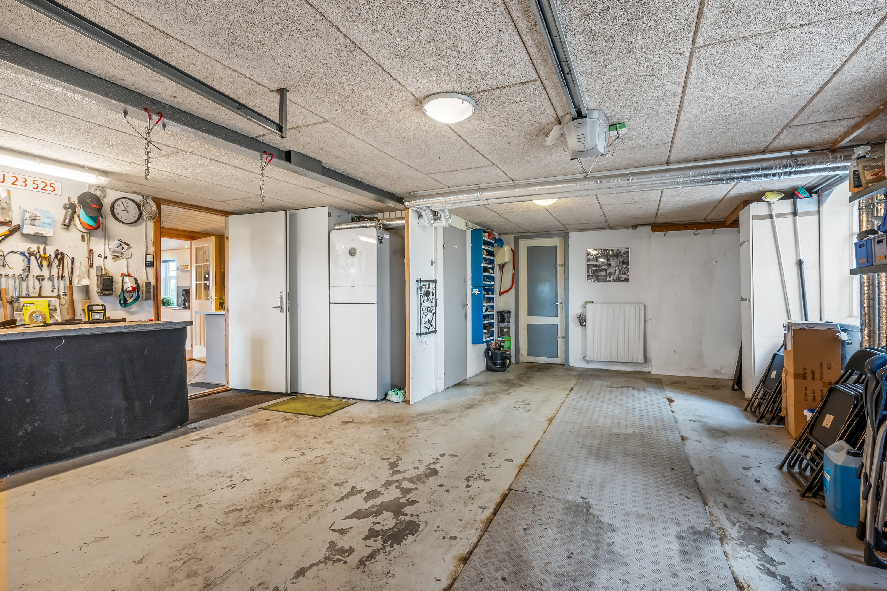 Fremhævet garage billede i fuldskærmstilstand. Billede af Borgdalvej 1, Gudum, 7620 Lemvig