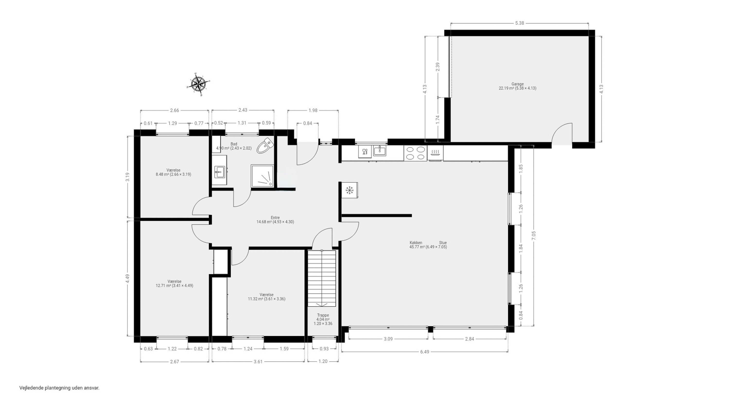 Plantegninger billede af Toftevej 2, V. Åby , 5600 Faaborg