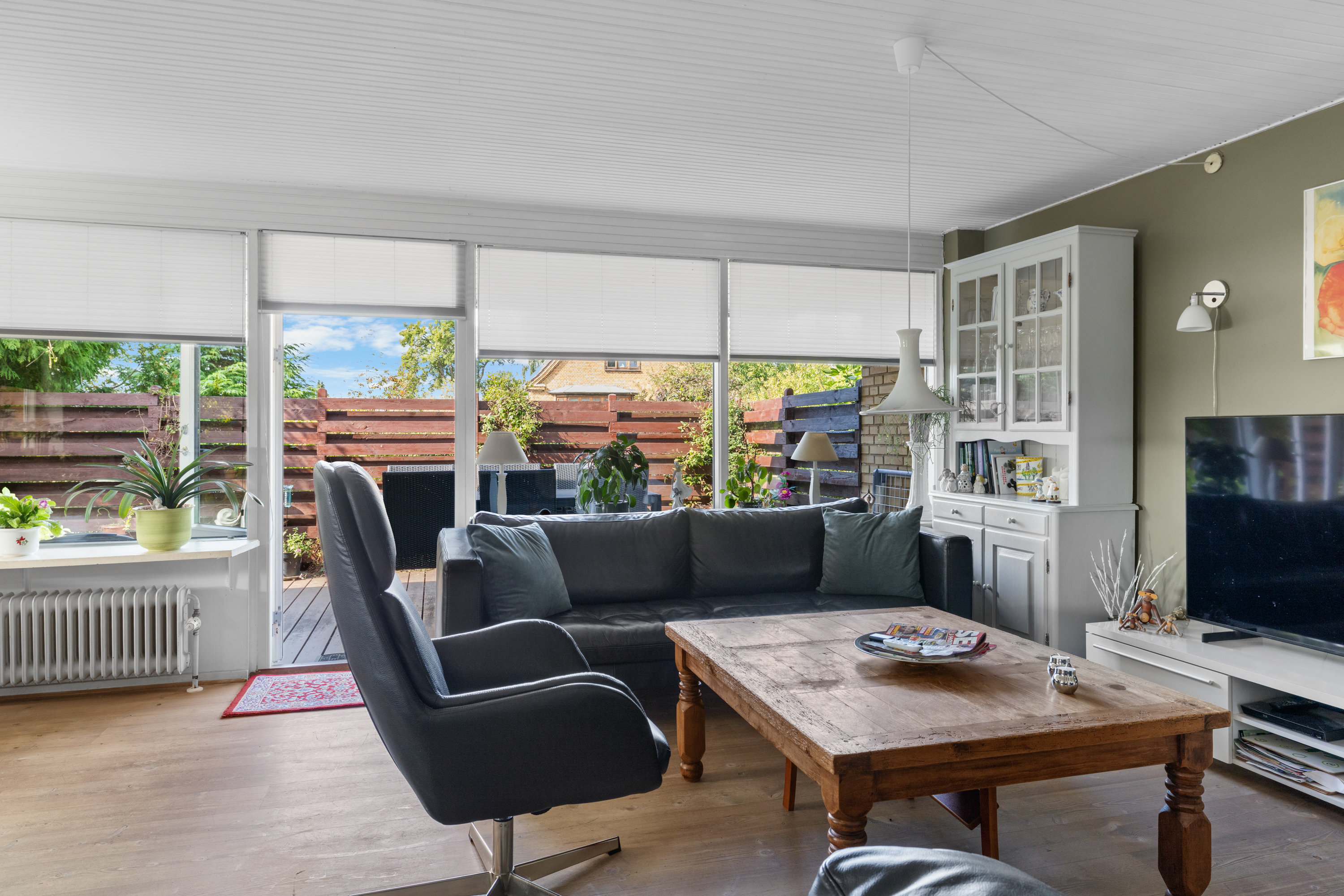 Fremhævet stue billede i fuldskærmstilstand. Billede af Toftevej 2, V. Åby , 5600 Faaborg