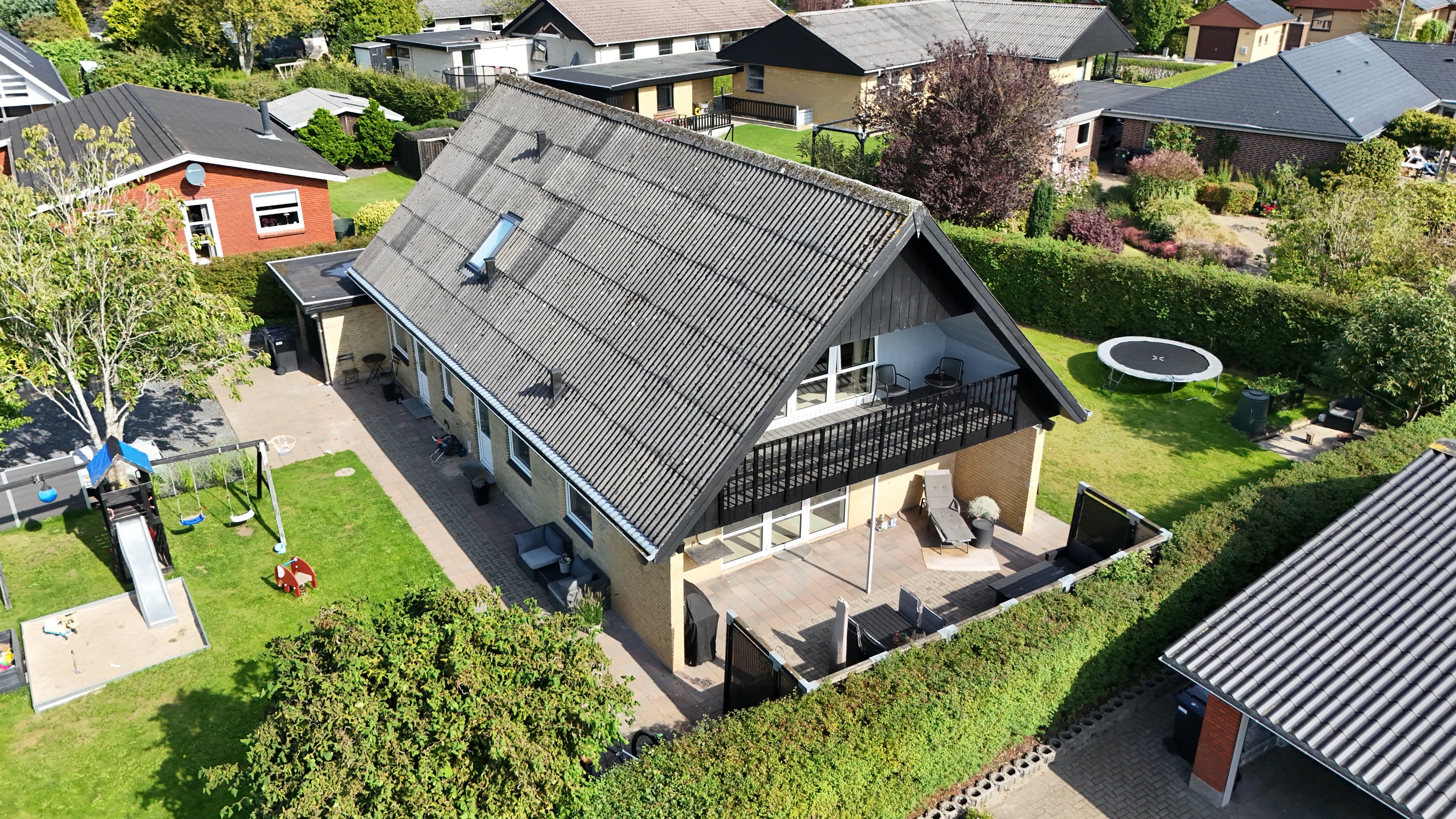 Fremhævet luftfoto billede i fuldskærmstilstand. Billede af Døstrupvej 44, Hørby, 9500 Hobro