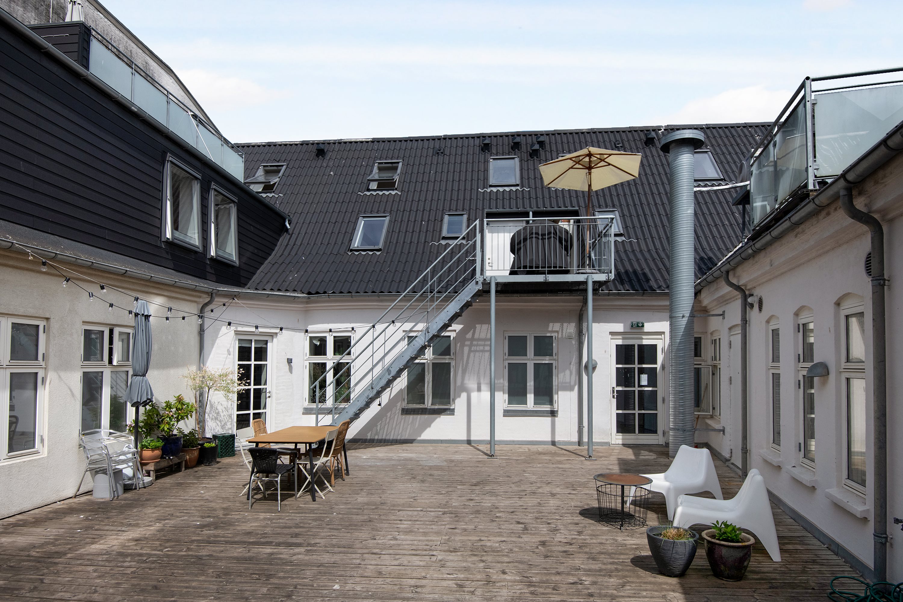 Fremhævet terrasse billede i fuldskærmstilstand. Billede af Bispensgade 13, 2. th., 9000 Aalborg