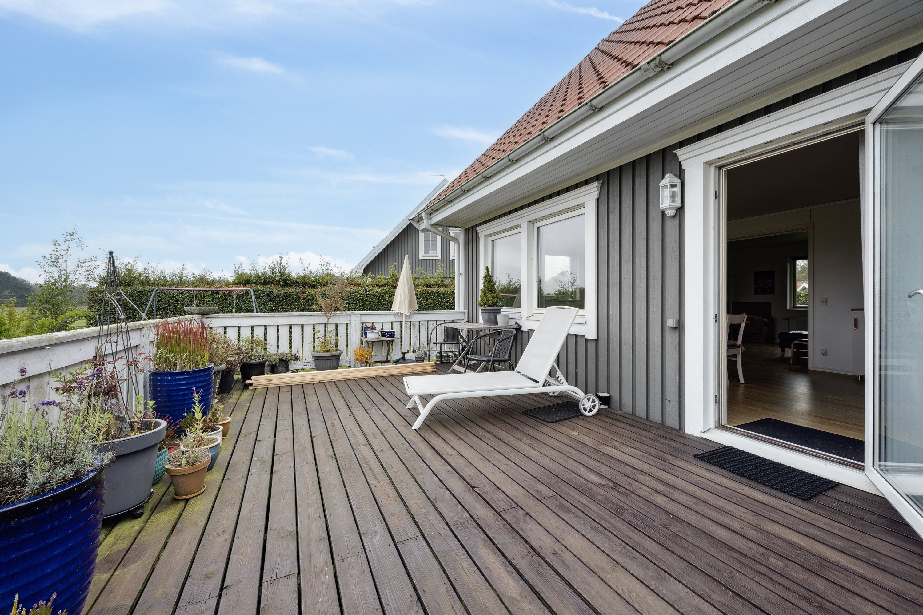 Fremhævet terrasse billede i fuldskærmstilstand. Billede af Blødebjergvej 18, Gyrstinge, 4100 Ringsted