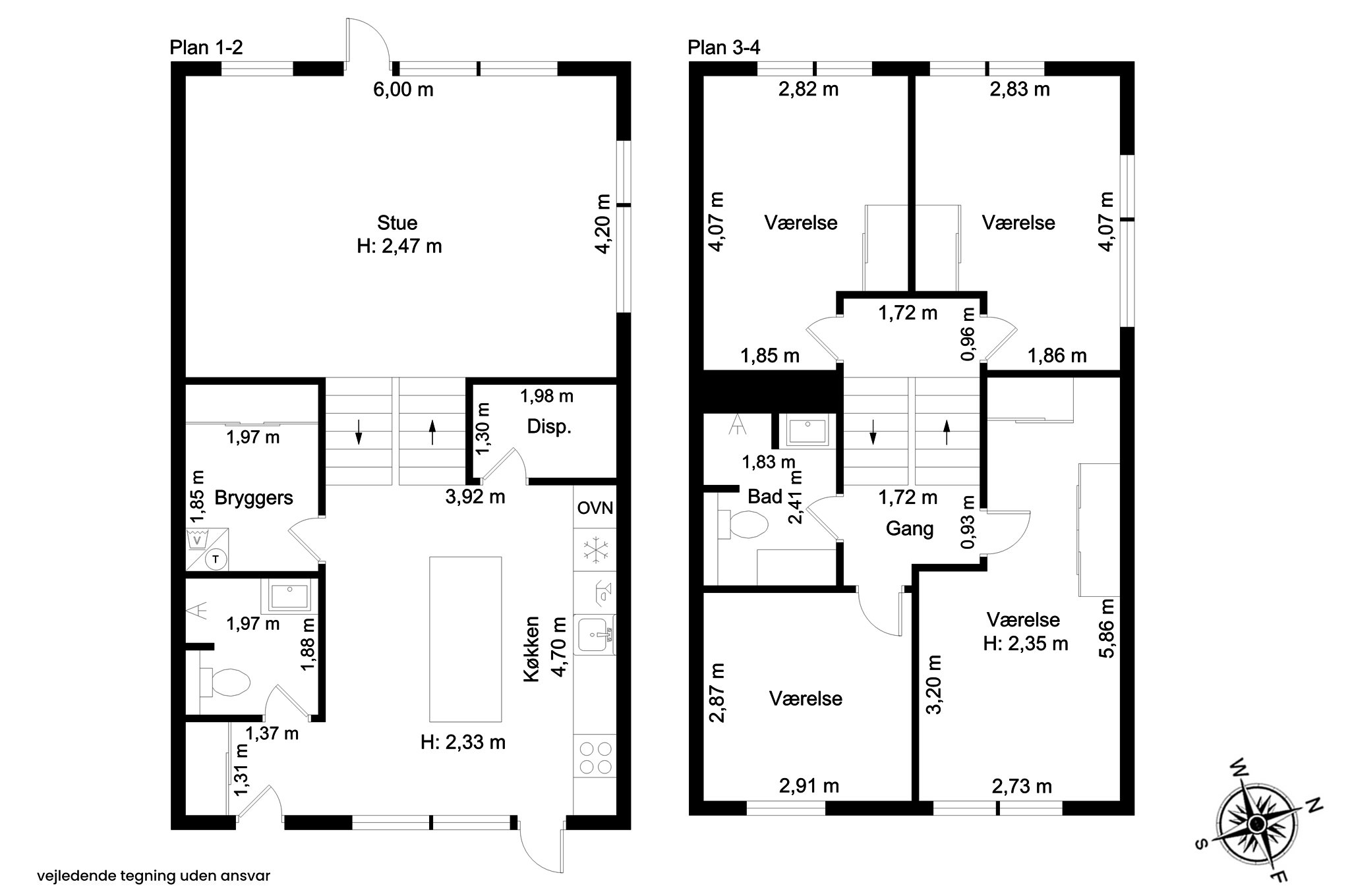 Plantegninger billede af Amorbuen 31, 3400 Hillerød