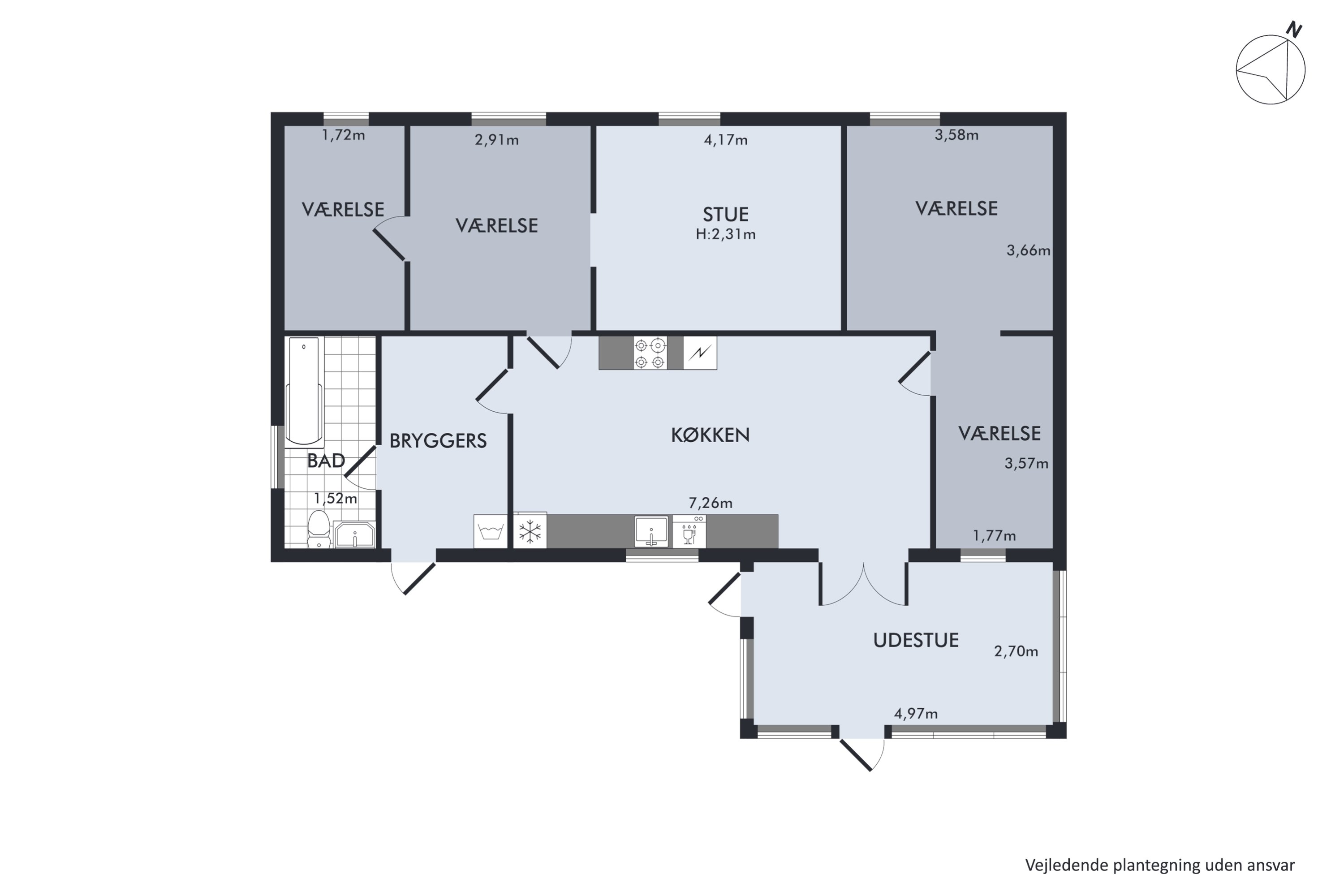 Plantegninger billede af Lystrupvej 12, Lystrup, 8961 Allingåbro